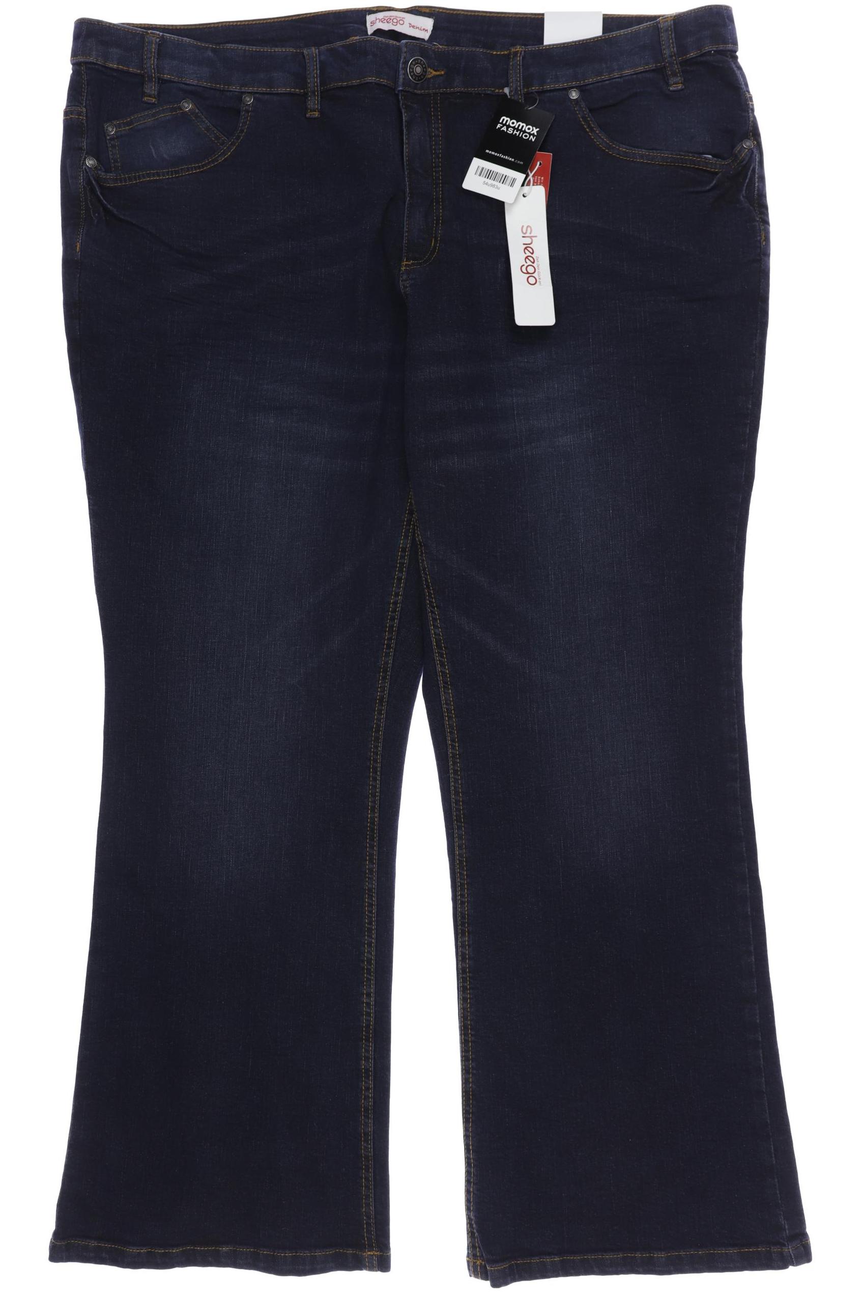 

sheego Damen Jeans, marineblau, Gr. 54