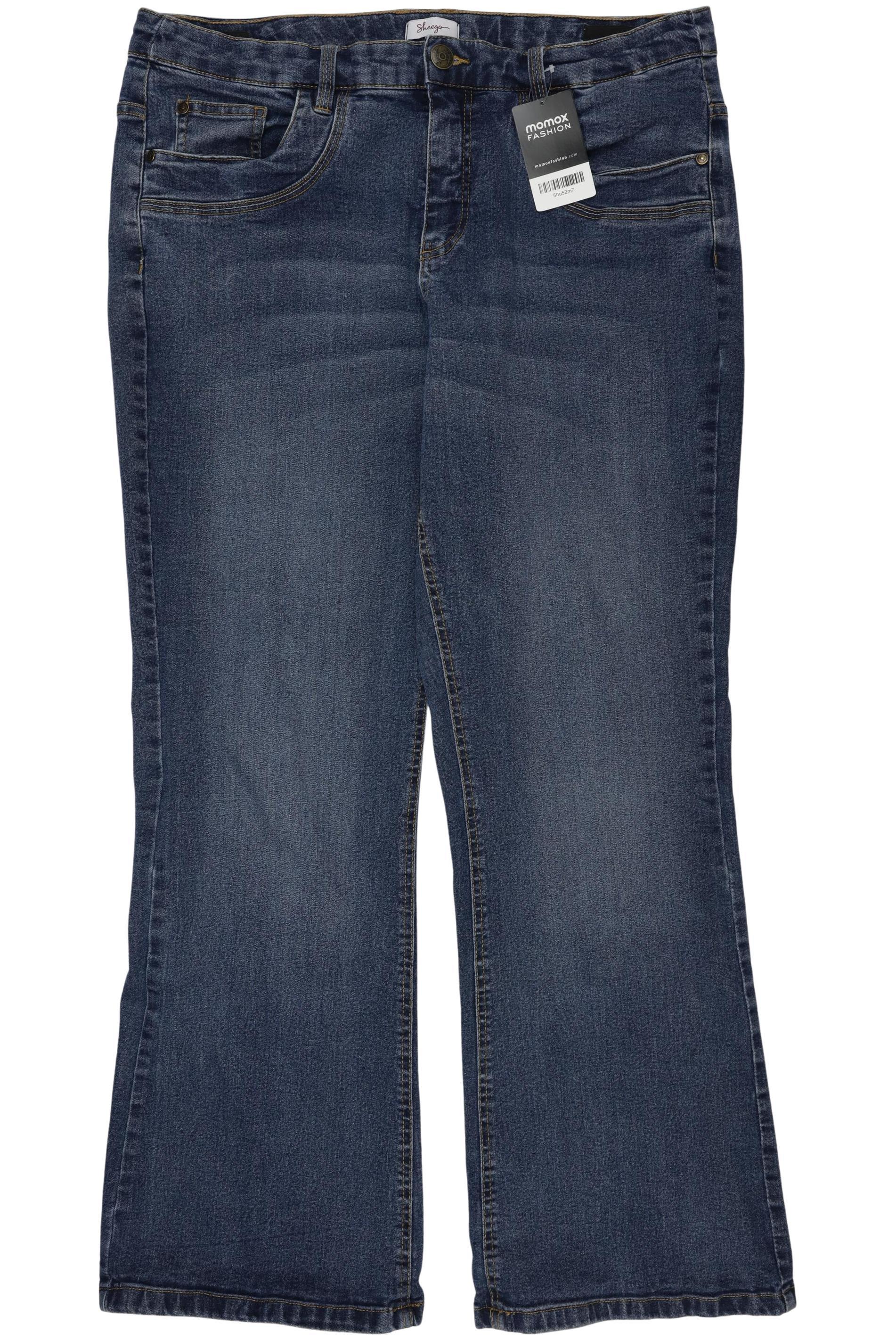 

sheego Damen Jeans, marineblau, Gr. 48