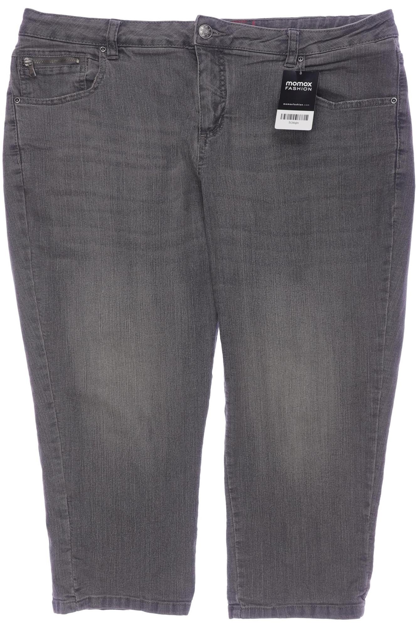 

sheego Damen Jeans, grau, Gr. 48