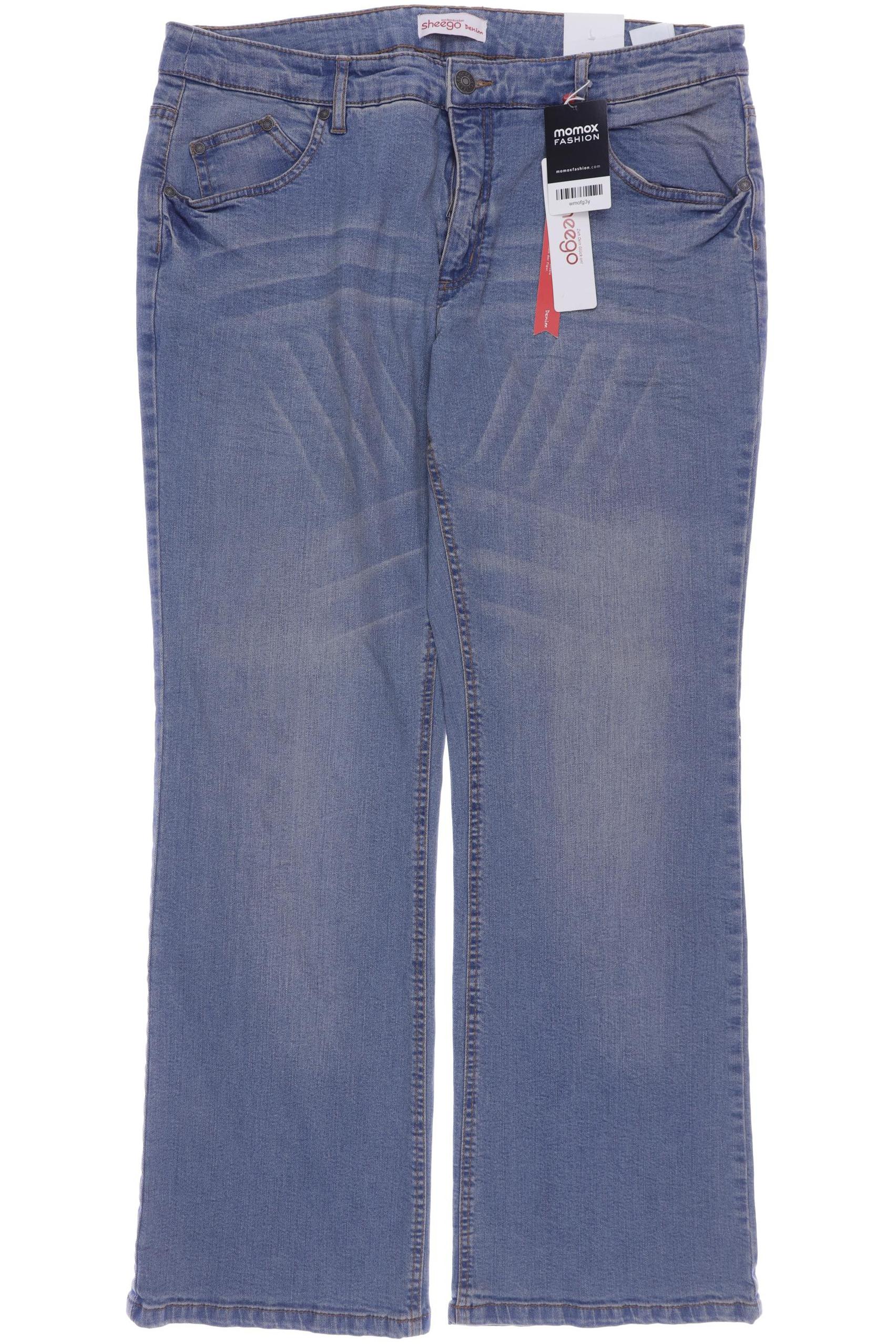 

sheego Damen Jeans, blau, Gr. 48