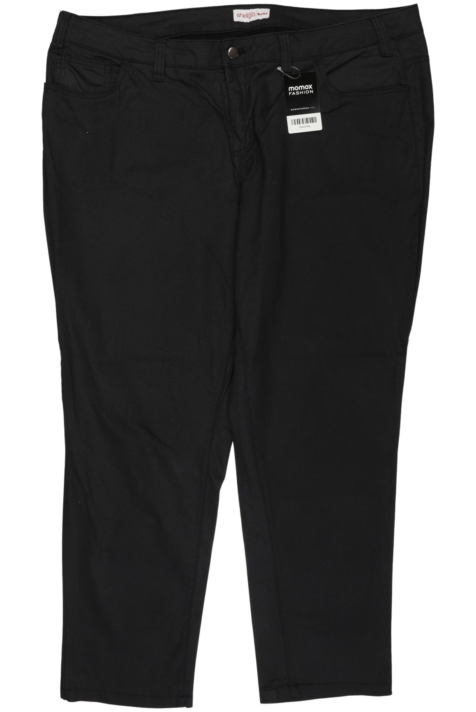 

sheego Damen Jeans, schwarz, Gr. 25