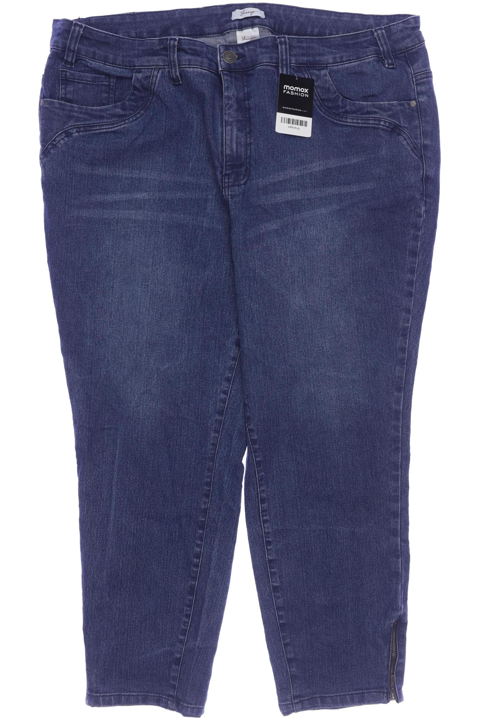 

sheego Damen Jeans, blau, Gr. 50