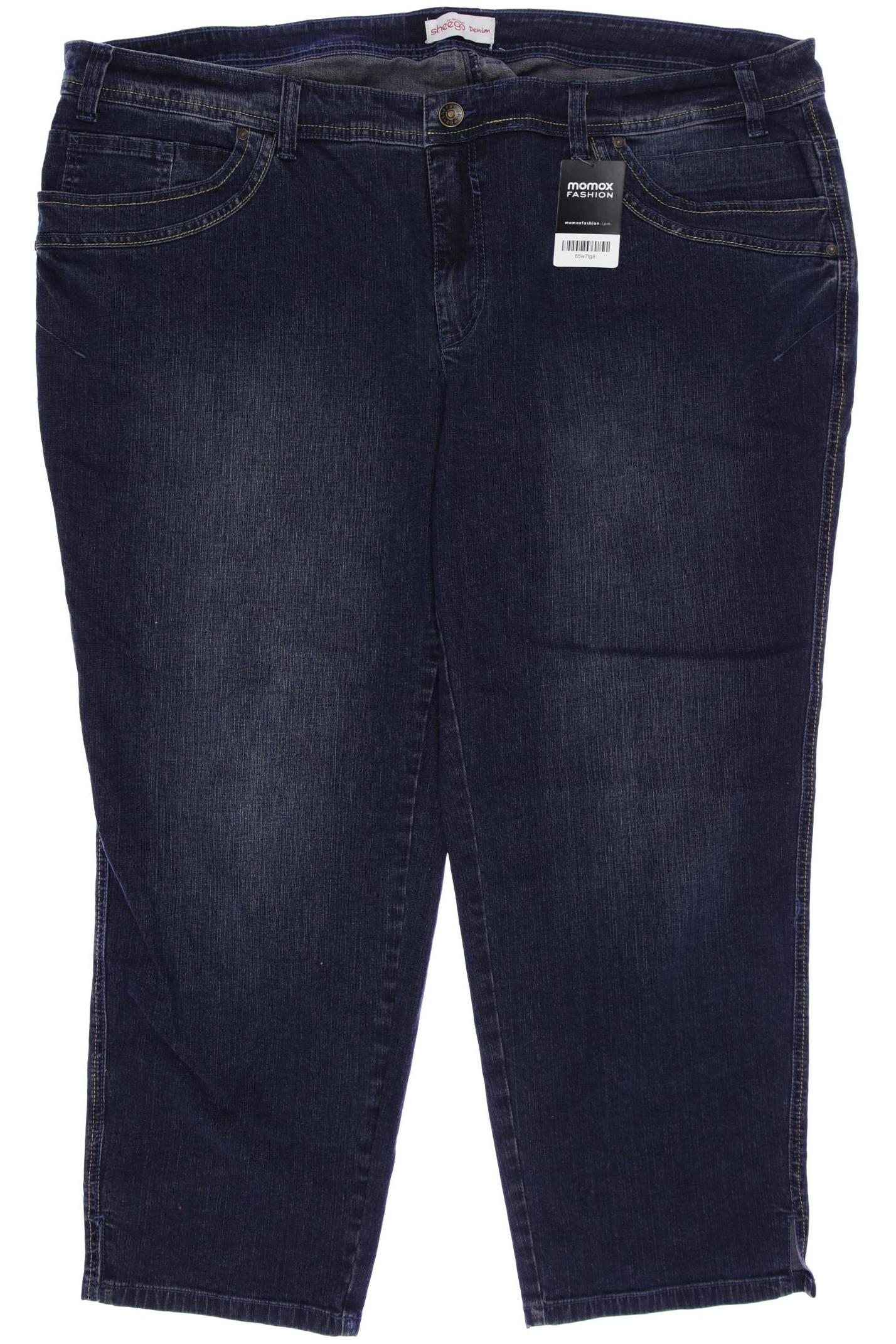 

sheego Damen Jeans, marineblau, Gr. 54