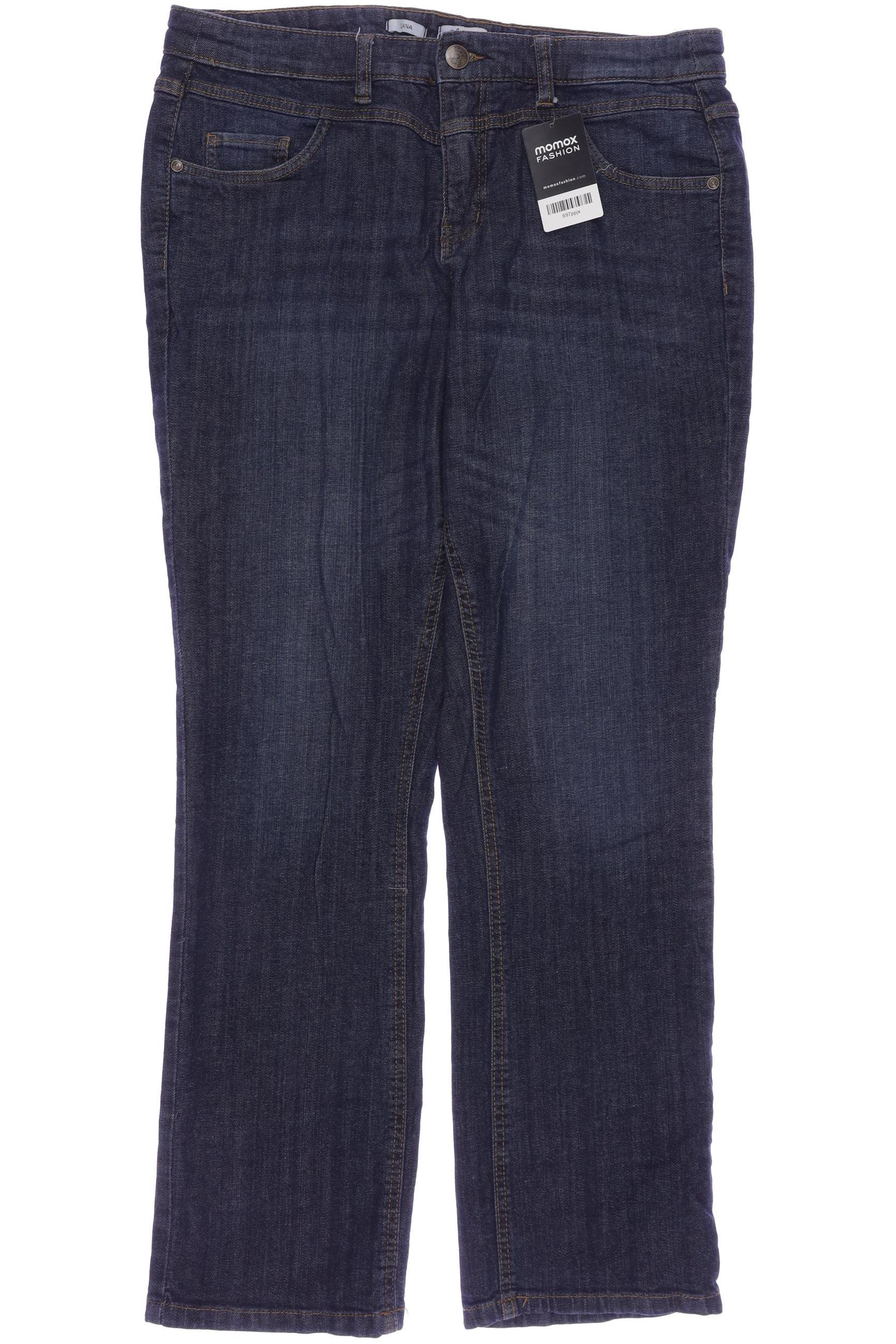 

sheego Damen Jeans, marineblau, Gr. 44