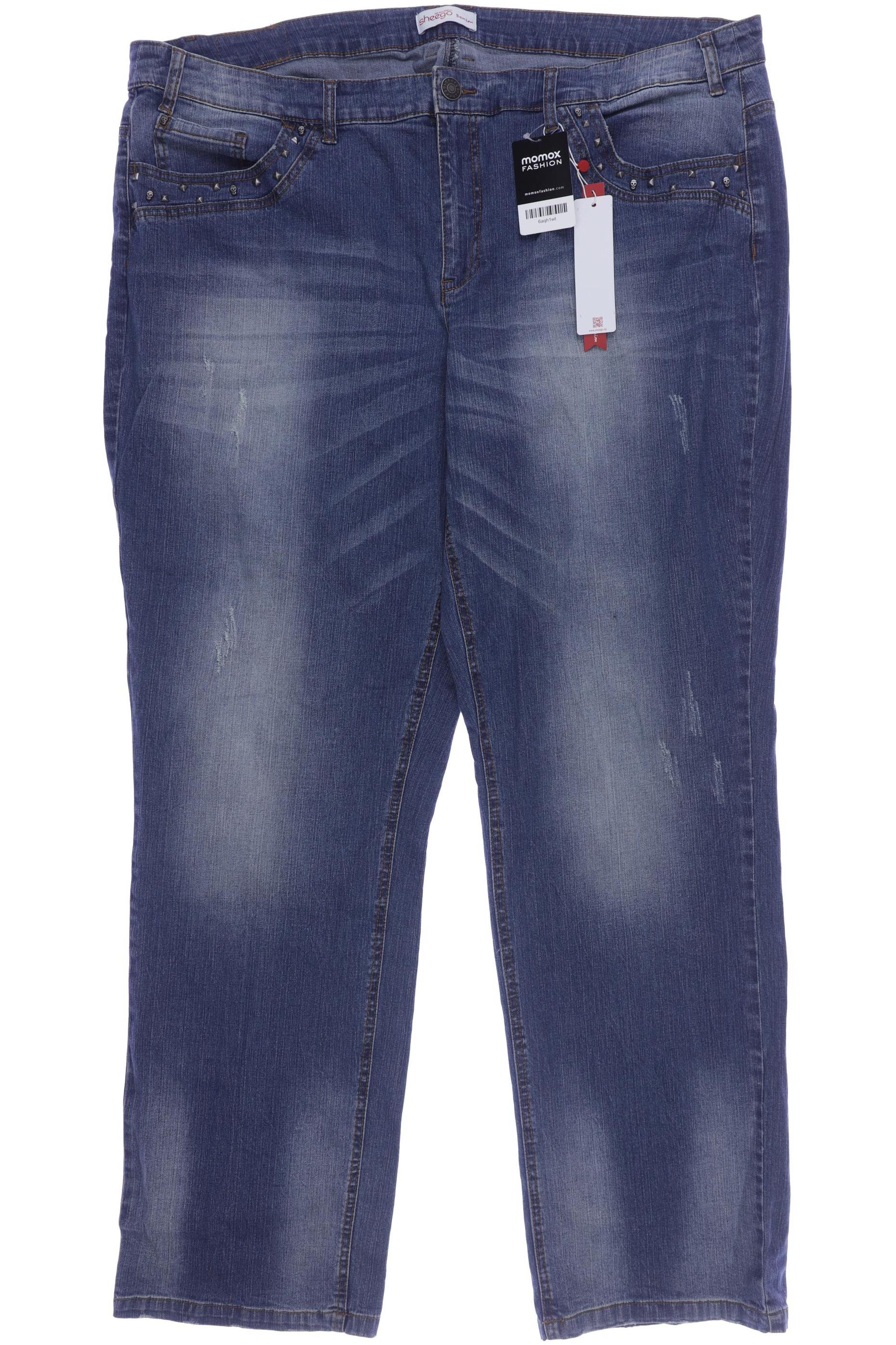

sheego Damen Jeans, blau, Gr. 108