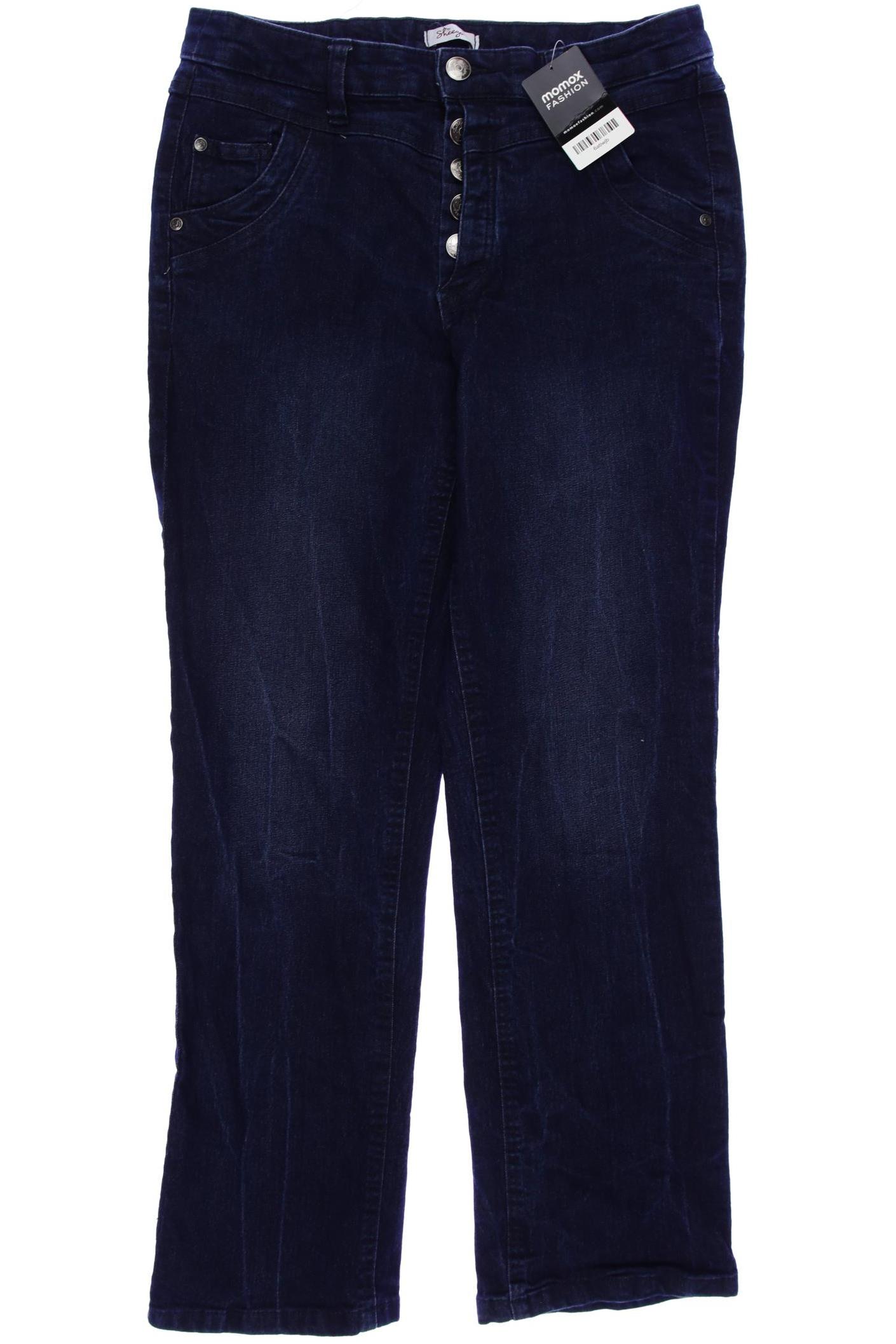 

sheego Damen Jeans, marineblau, Gr. 42