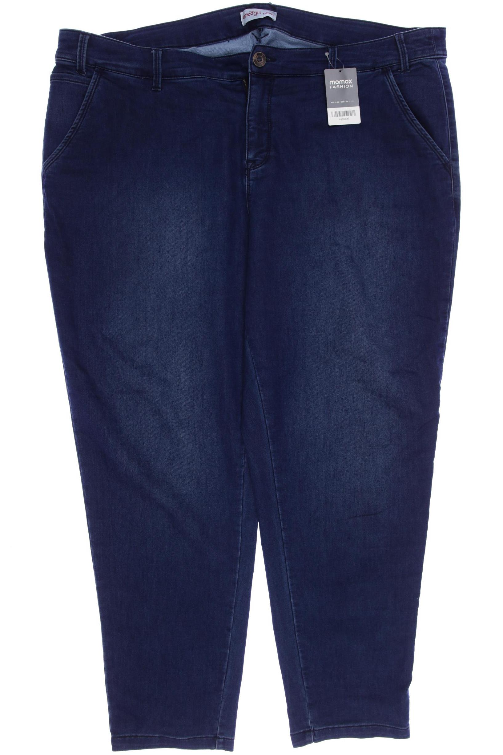 

sheego Damen Jeans, marineblau, Gr. 44