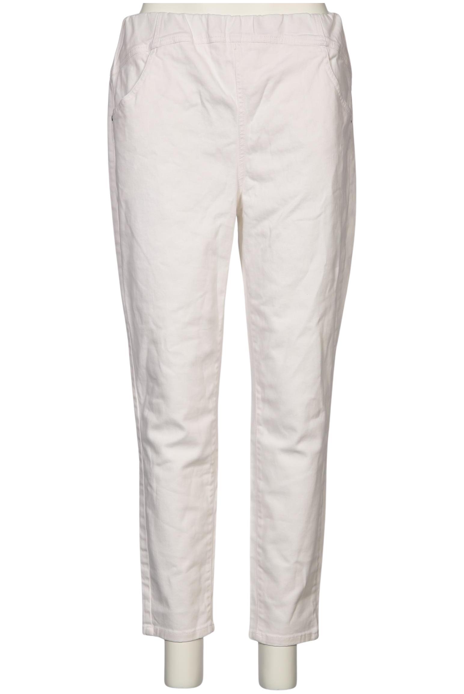 

sheego Damen Jeans, weiß, Gr. 48