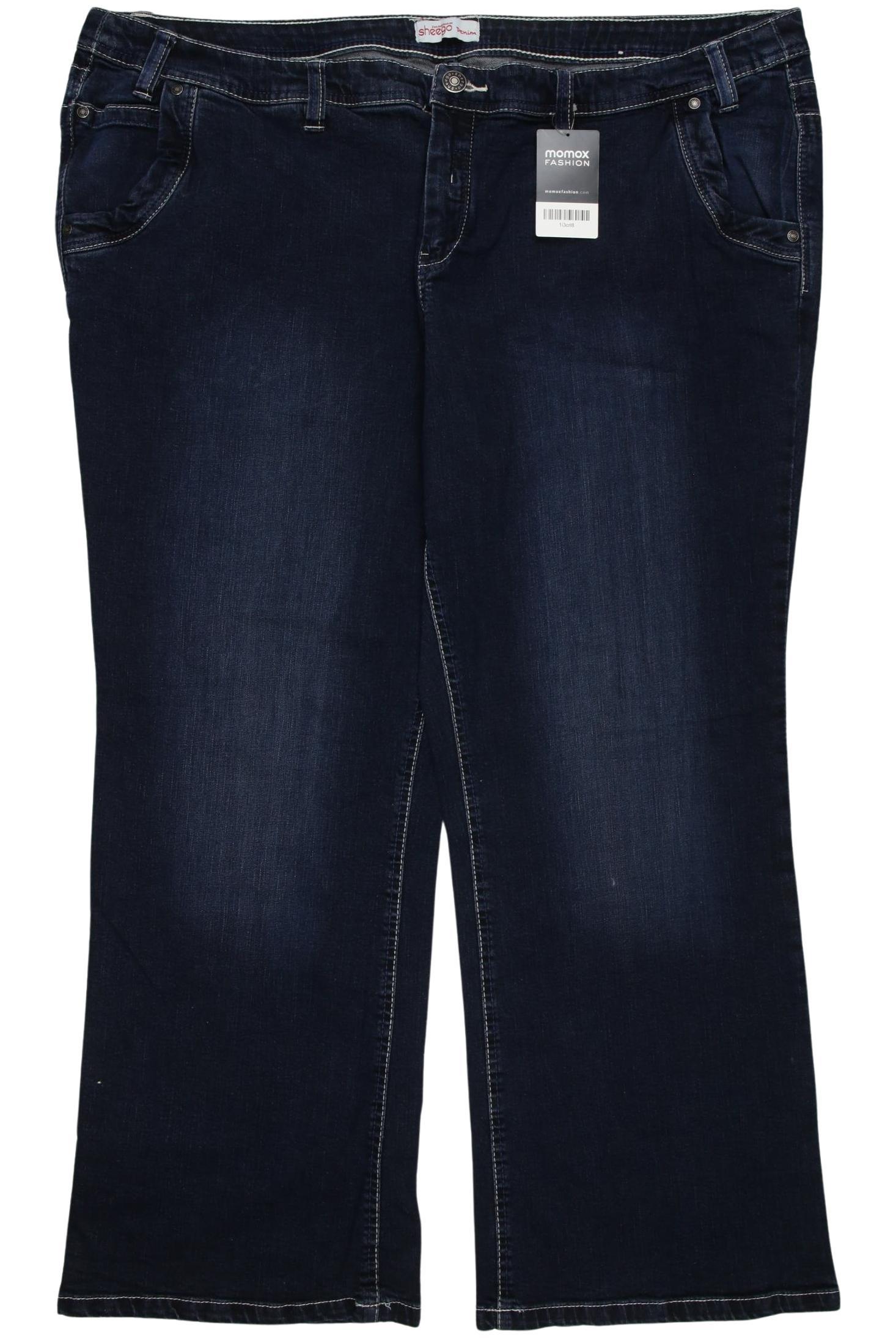

sheego Damen Jeans, marineblau, Gr. 54