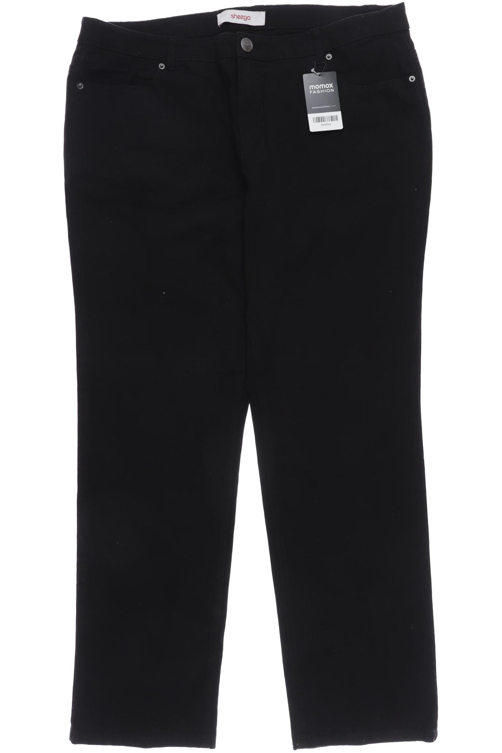 

sheego Damen Jeans, schwarz, Gr. 48