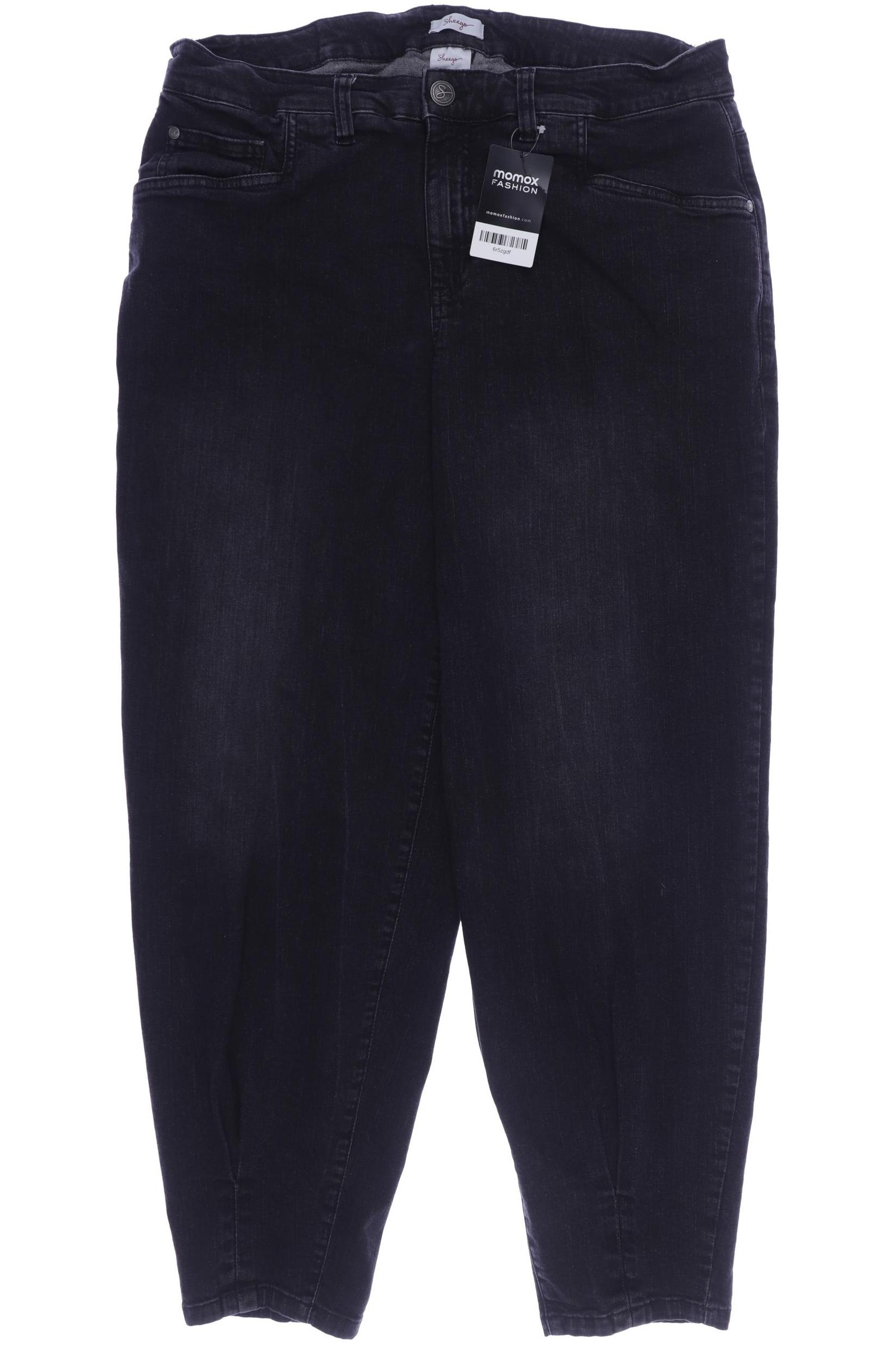 

sheego Damen Jeans, schwarz