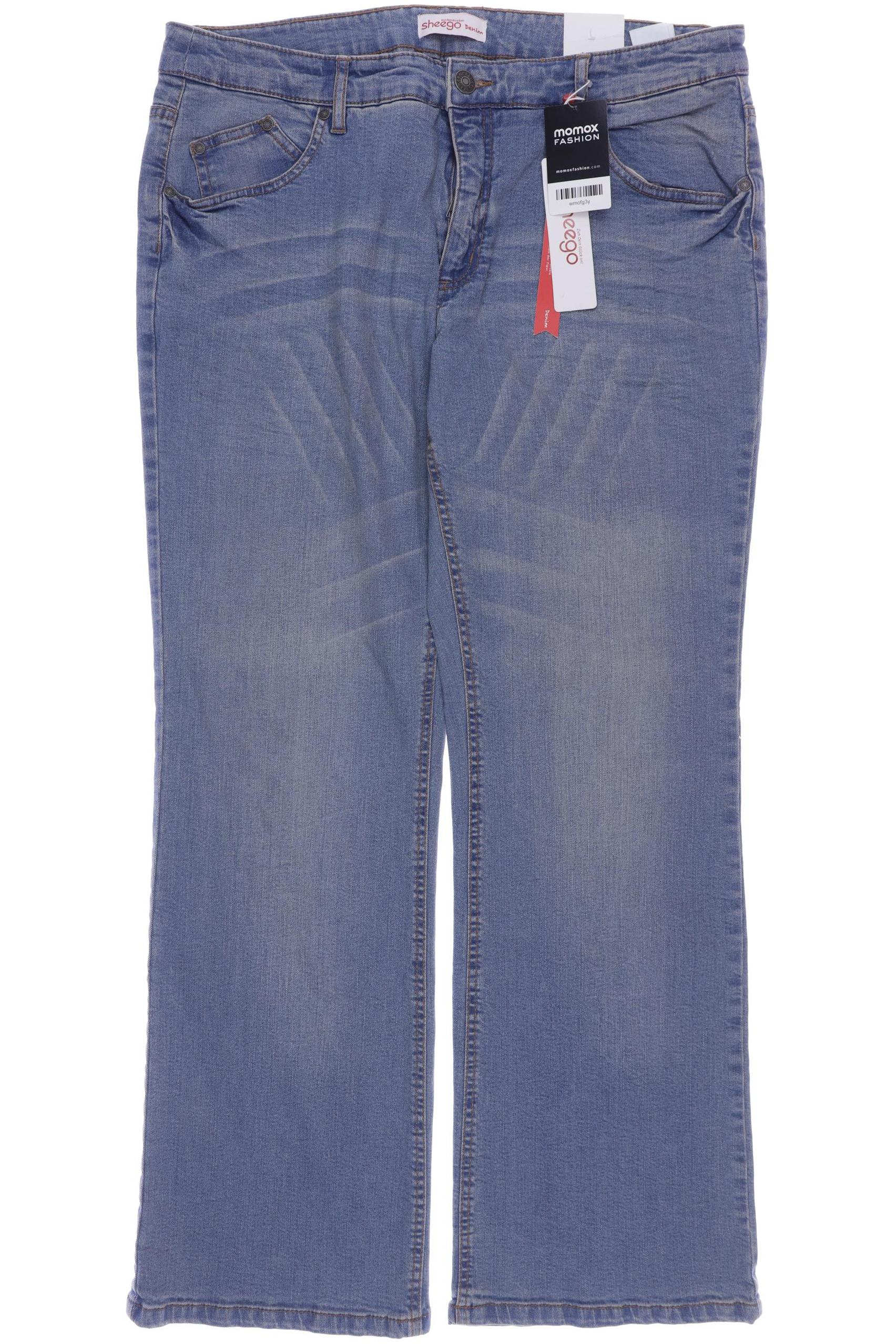 

sheego Damen Jeans, blau