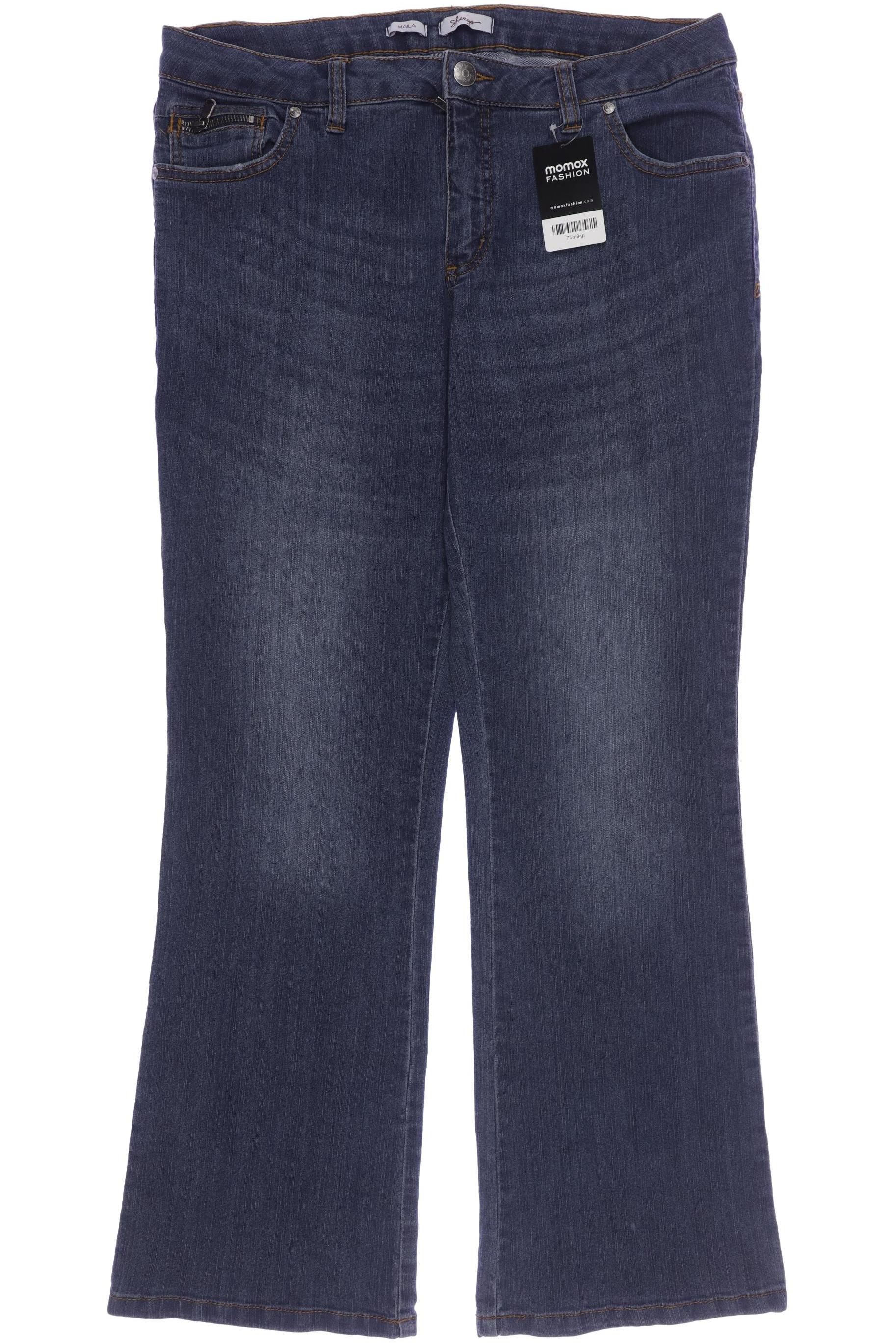

sheego Damen Jeans, blau, Gr. 46