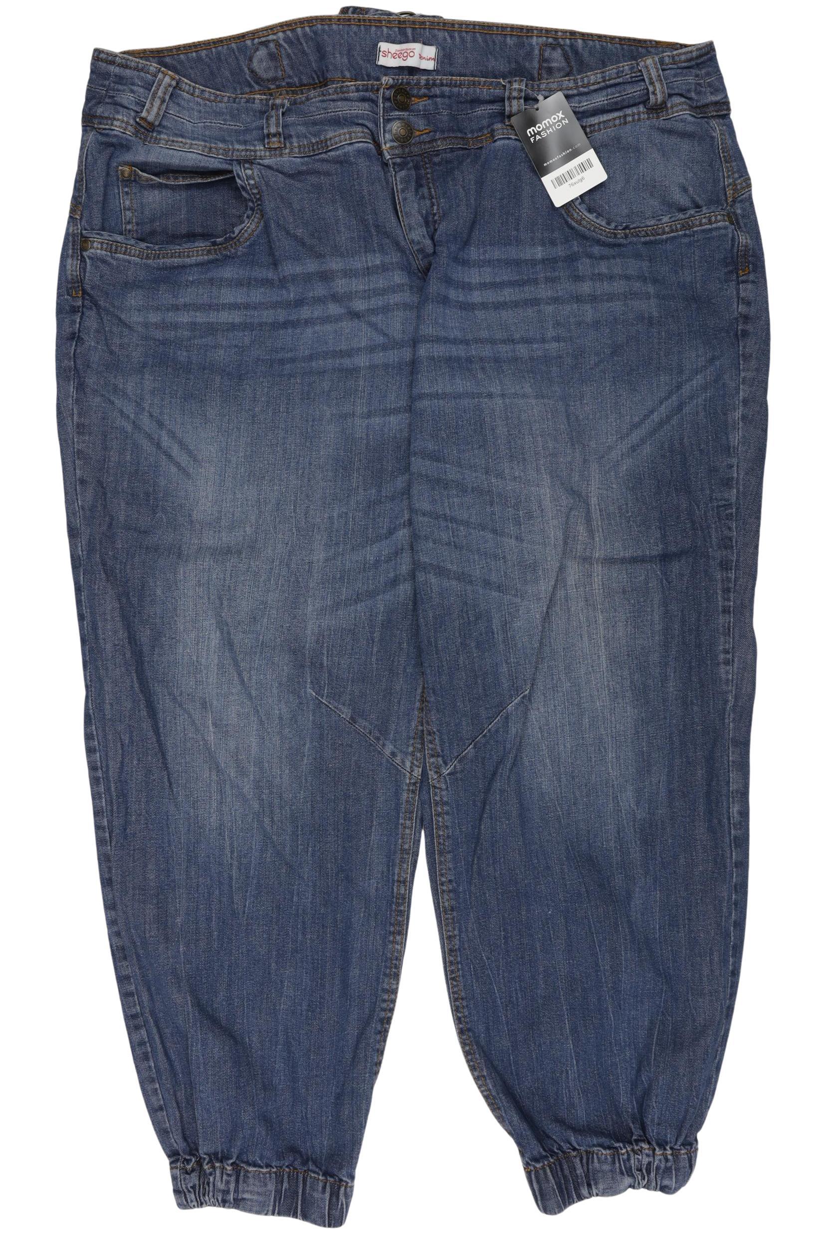

sheego Damen Jeans, blau, Gr. 54