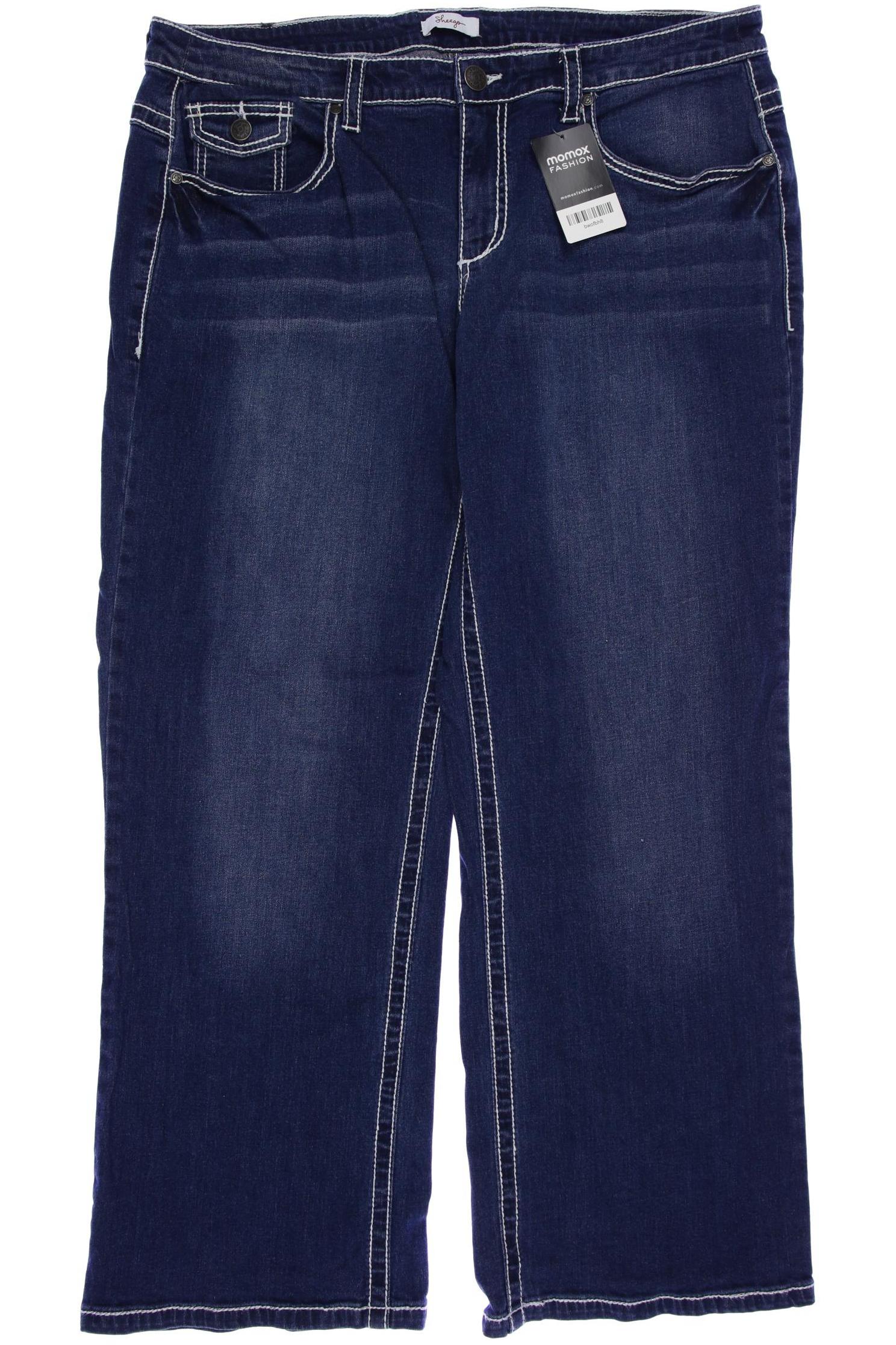 

sheego Damen Jeans, marineblau, Gr. 24
