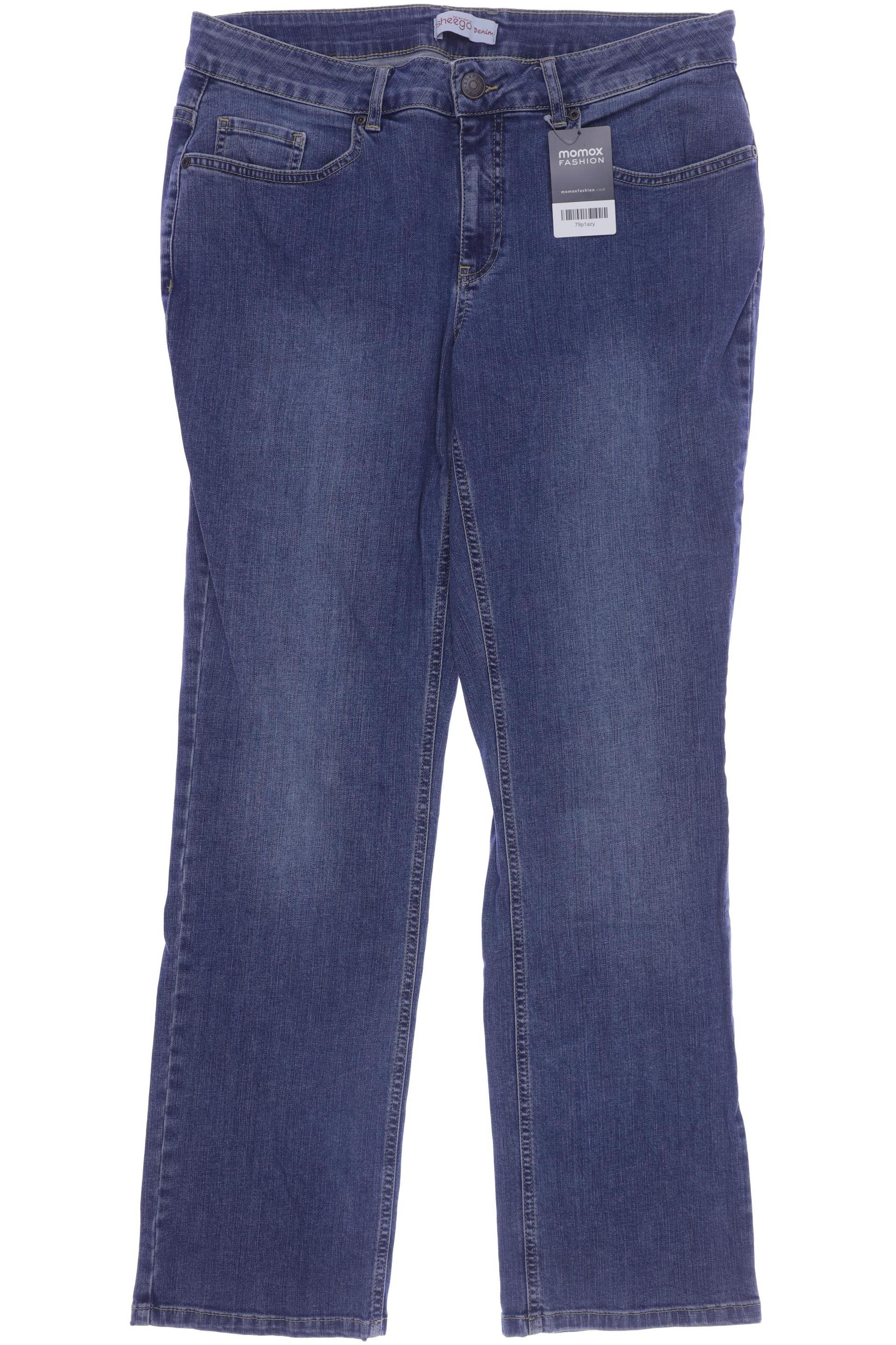 

sheego Damen Jeans, blau