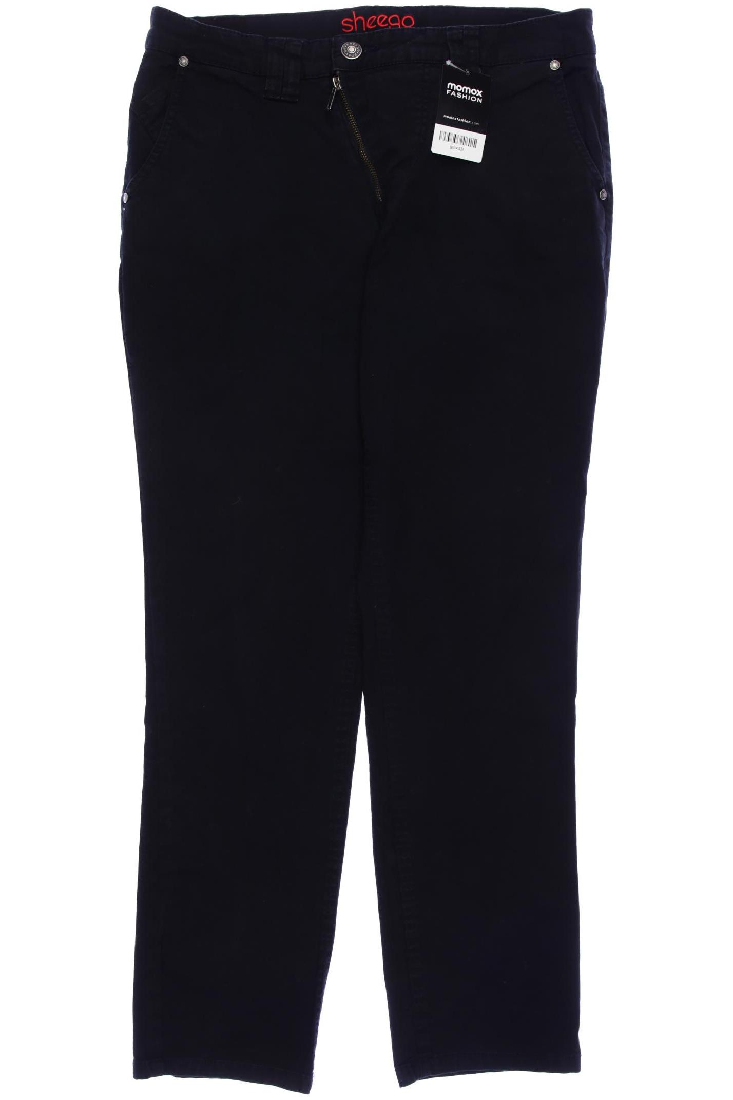 

sheego Damen Jeans, schwarz, Gr. 42