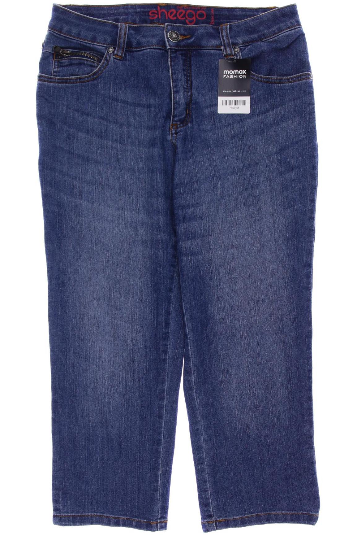 

sheego Damen Jeans, blau