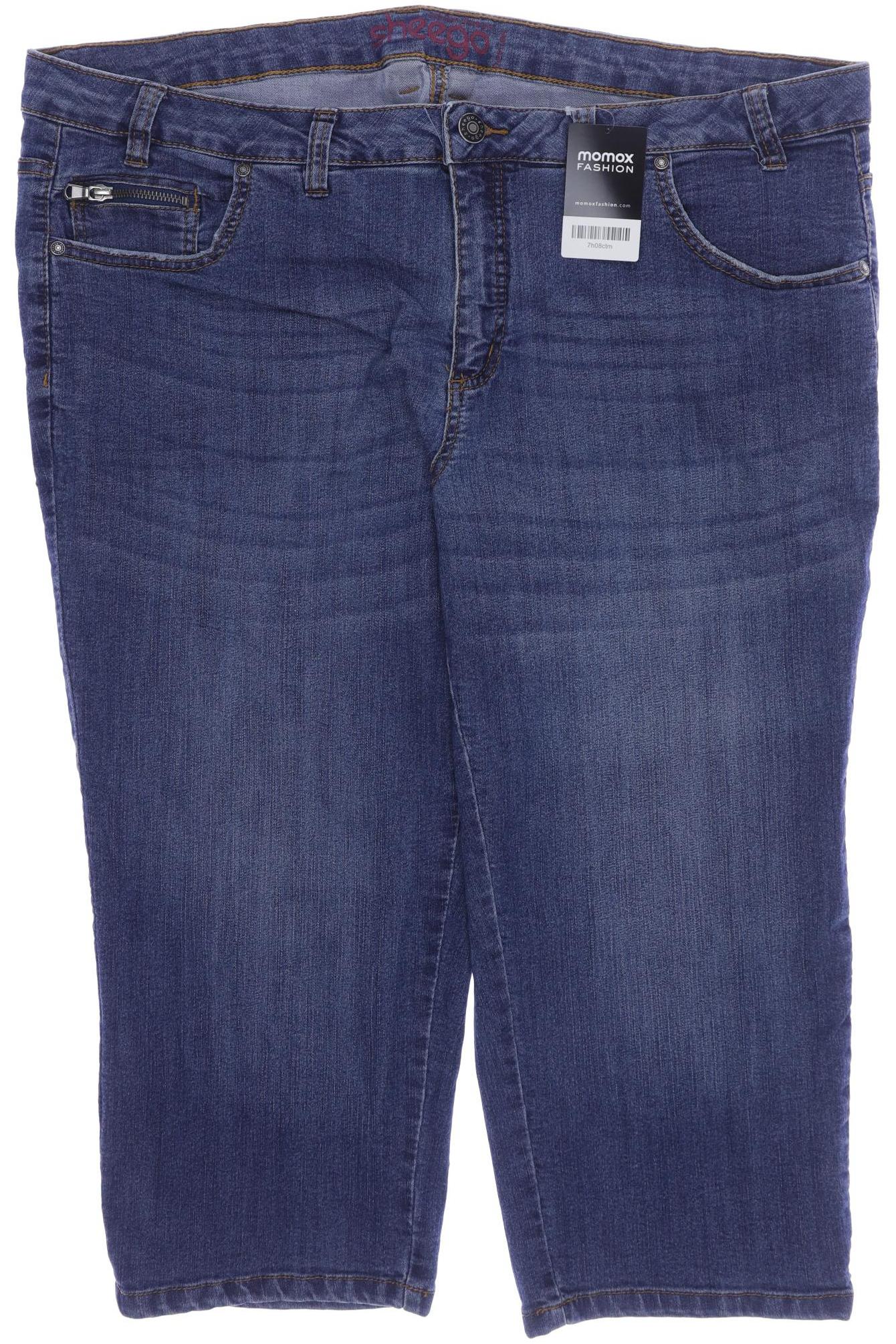 

sheego Damen Jeans, blau