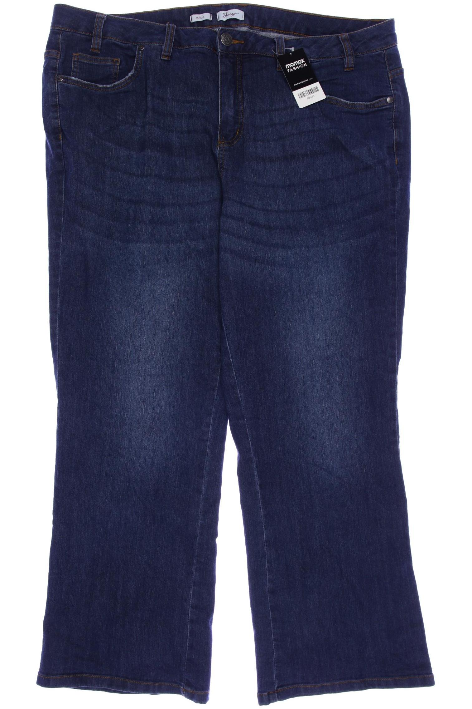 

sheego Damen Jeans, marineblau, Gr. 52