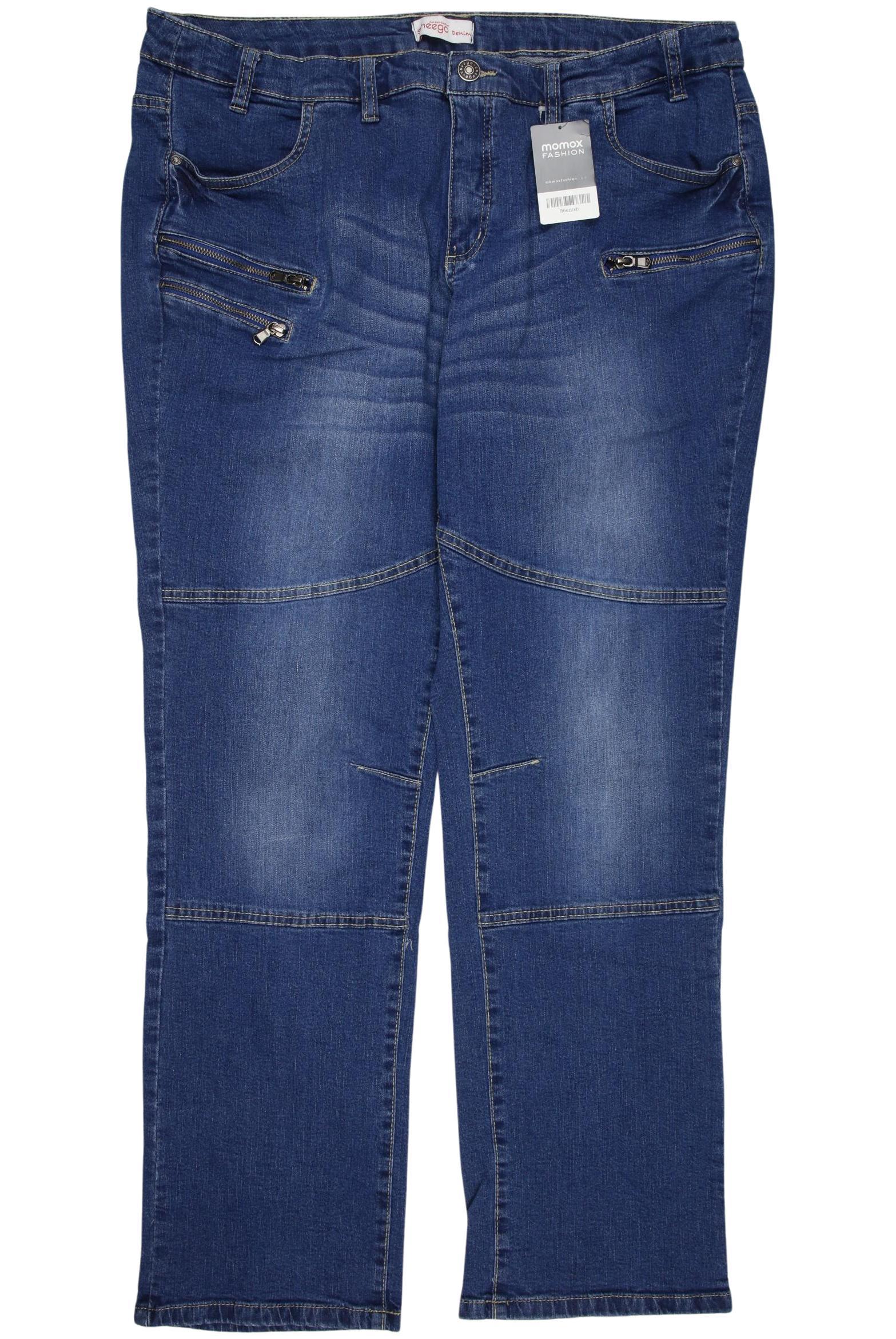 

sheego Damen Jeans, blau, Gr. 100