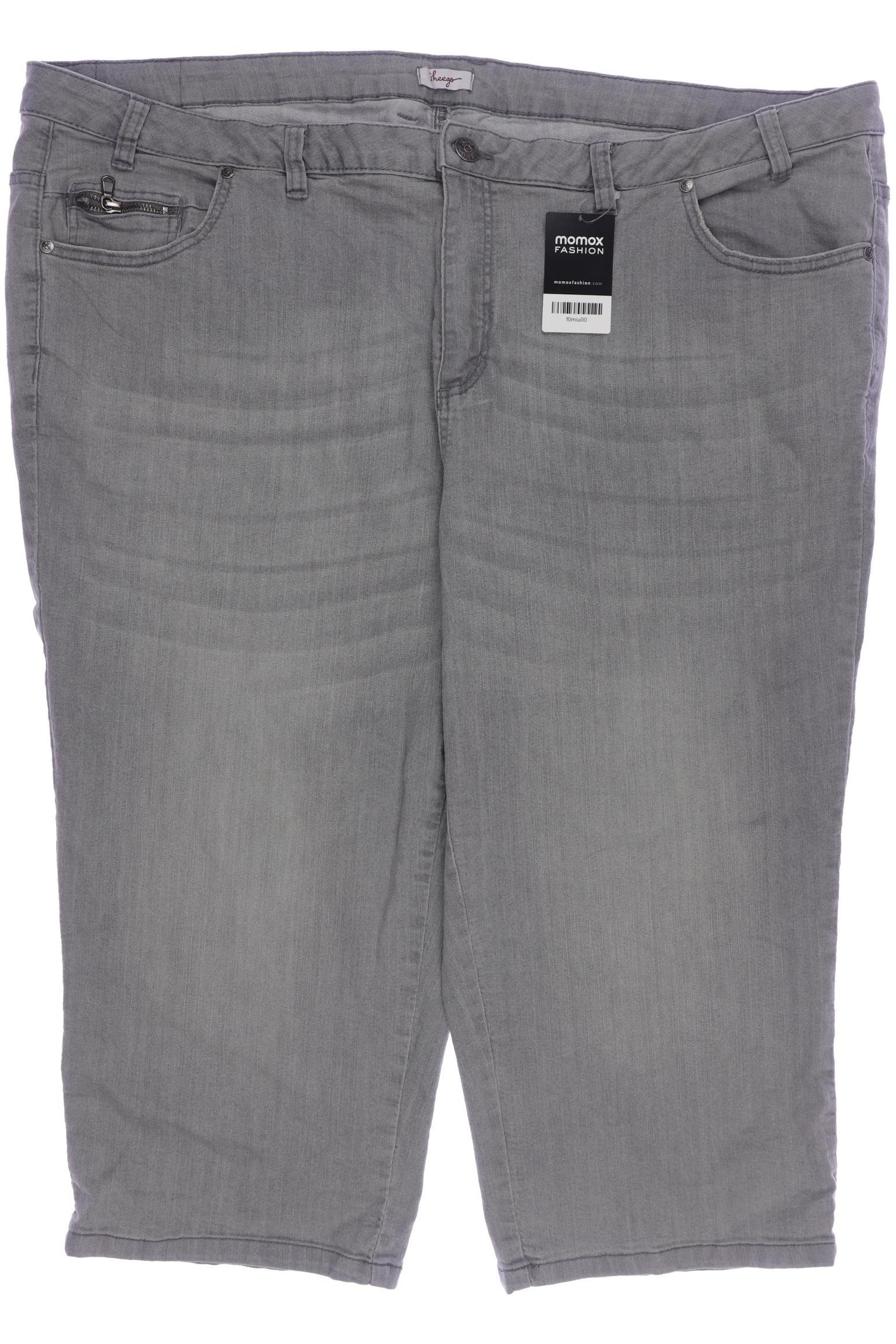 

sheego Damen Jeans, grau, Gr. 58