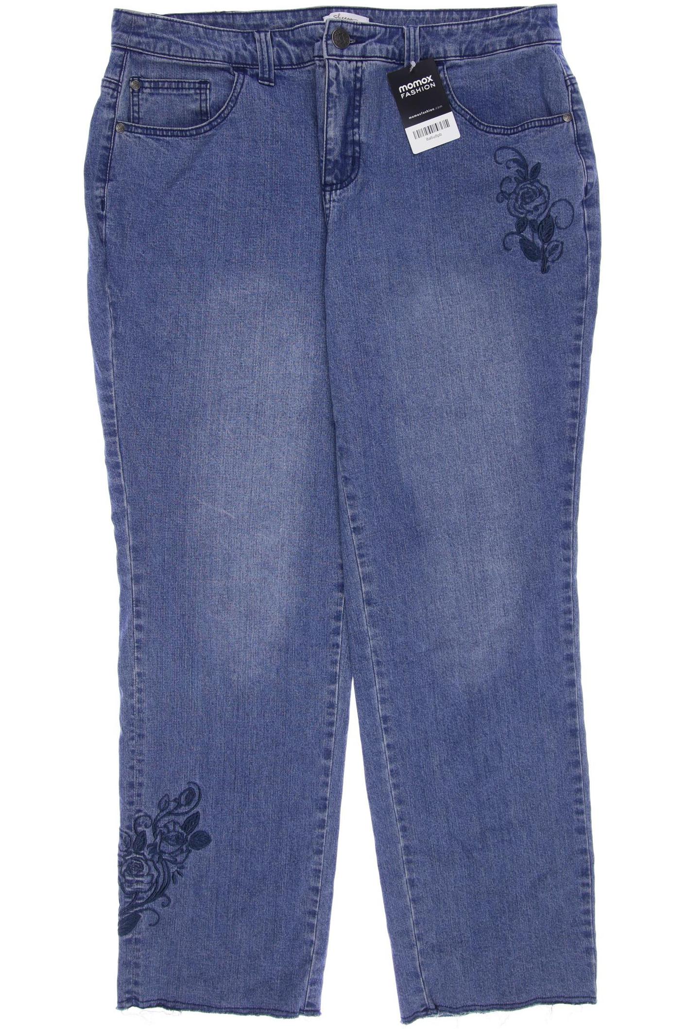 

sheego Damen Jeans, blau