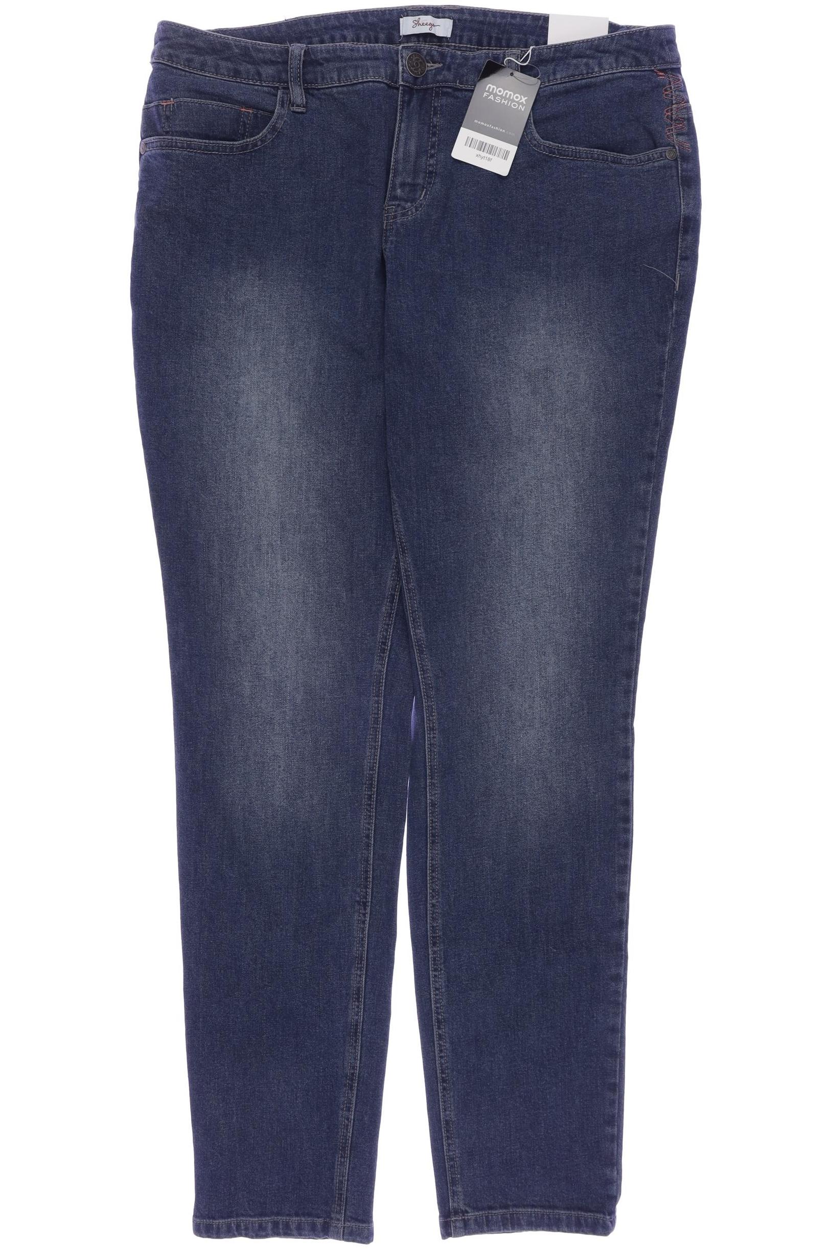 

sheego Damen Jeans, blau, Gr. 44
