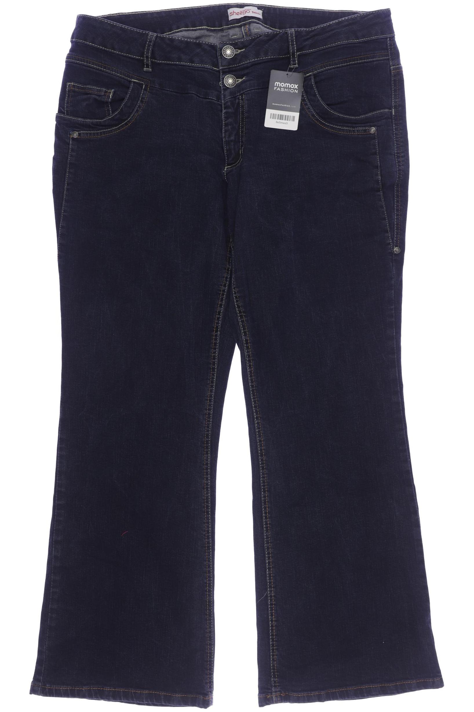 

sheego Damen Jeans, marineblau, Gr. 36