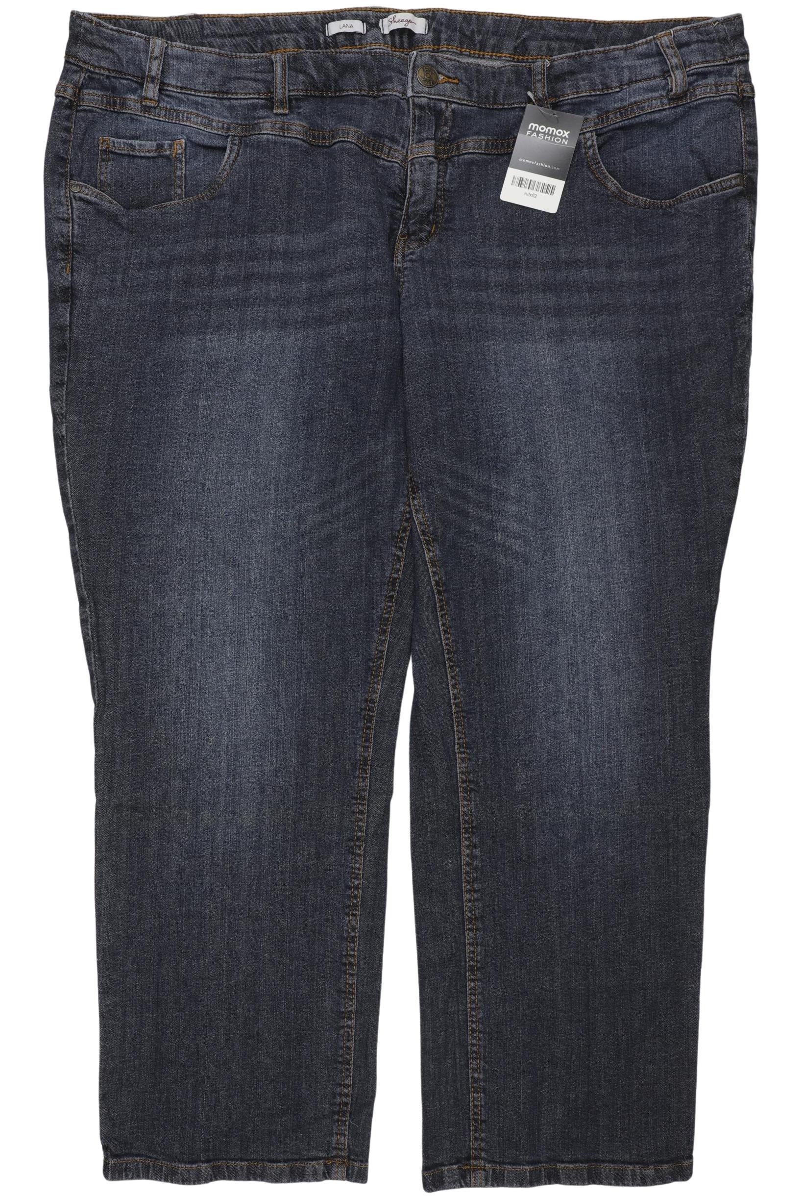 

sheego Damen Jeans, marineblau, Gr. 27
