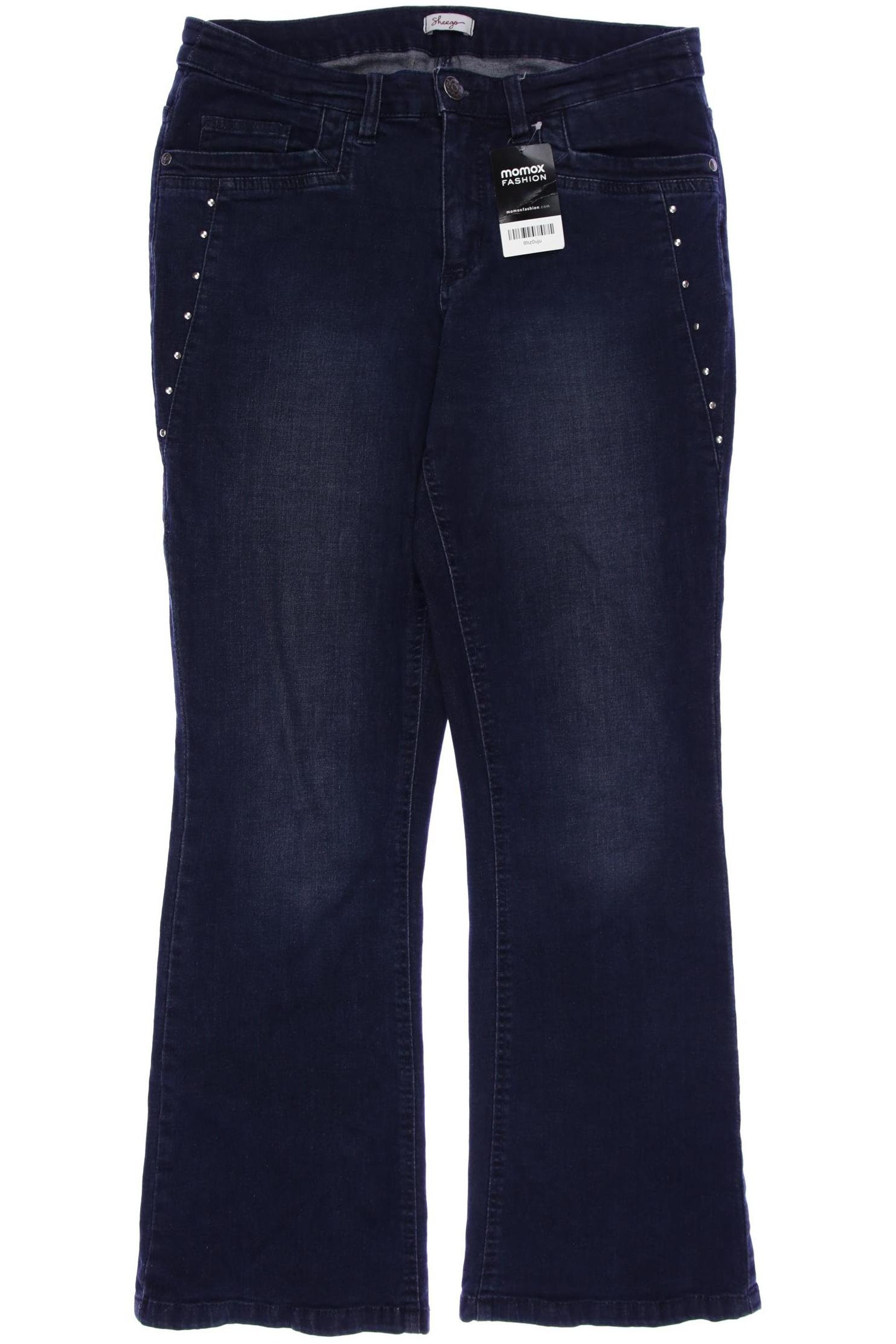 

sheego Damen Jeans, marineblau, Gr. 42