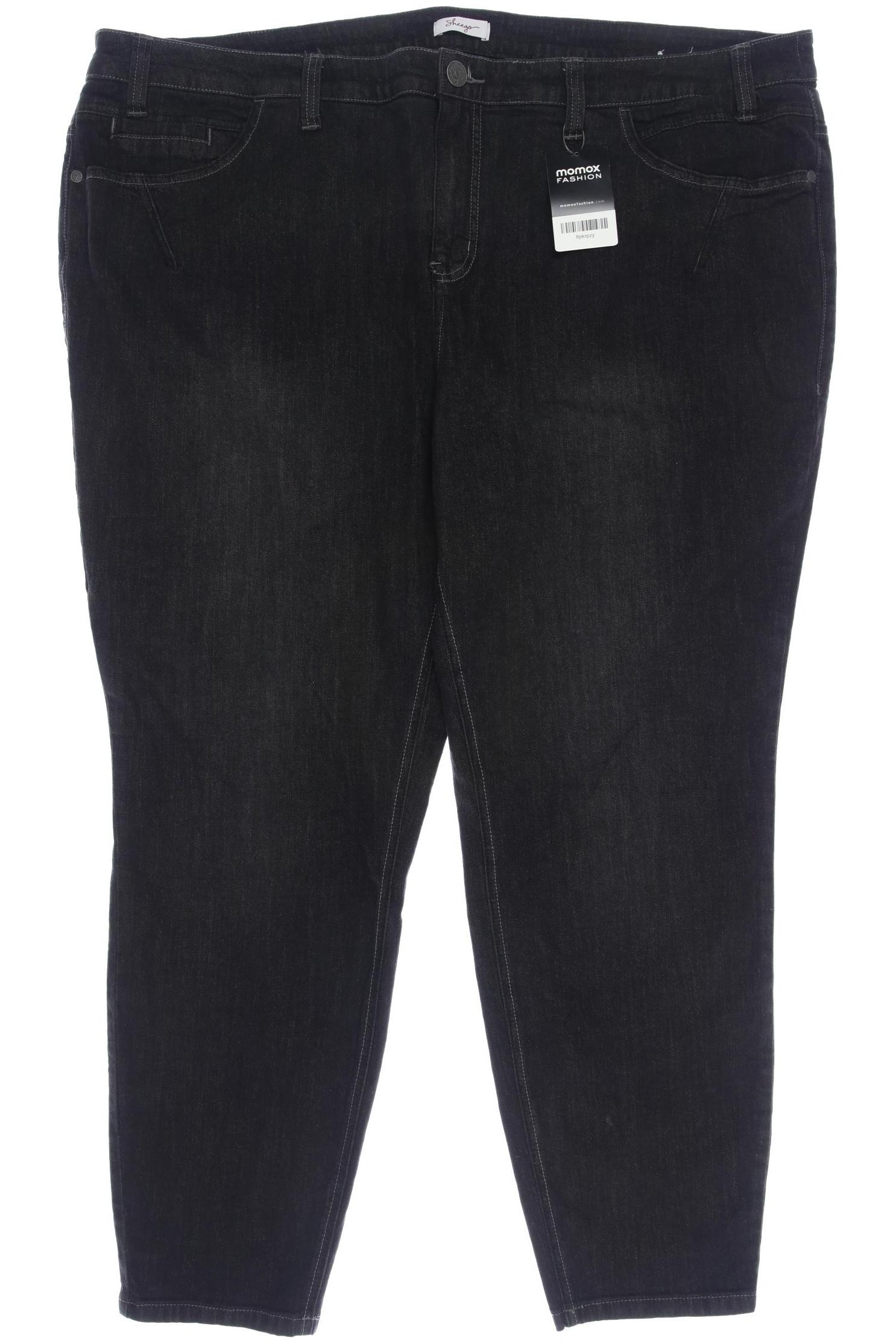 

sheego Damen Jeans, grau, Gr. 54
