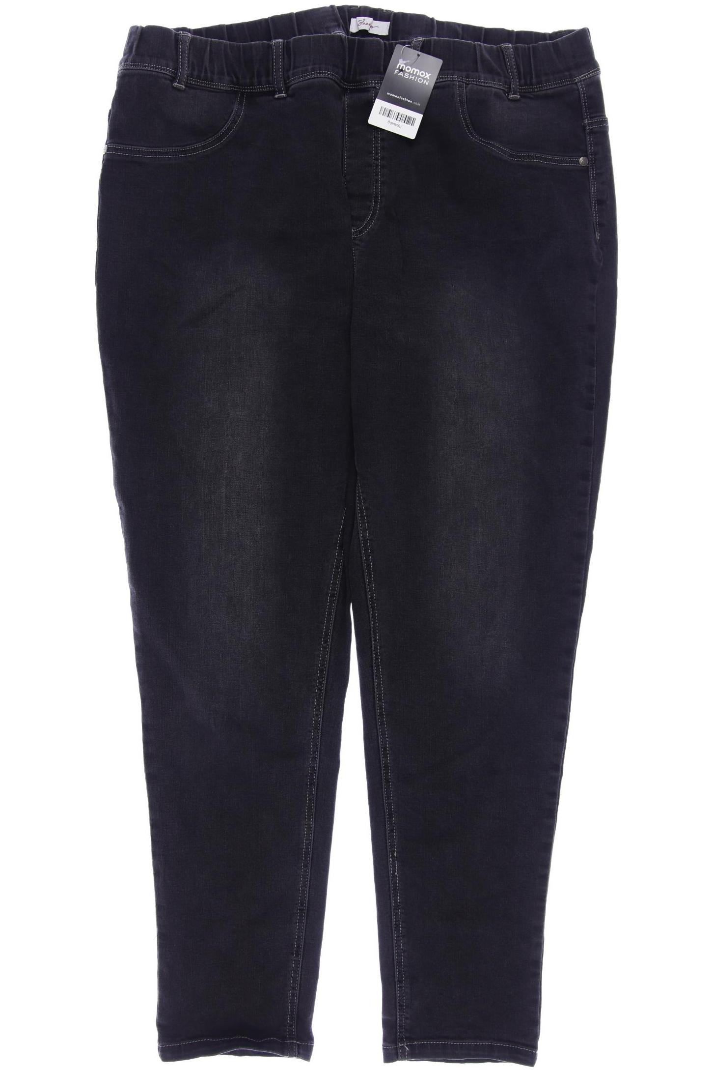 

sheego Damen Jeans, grau