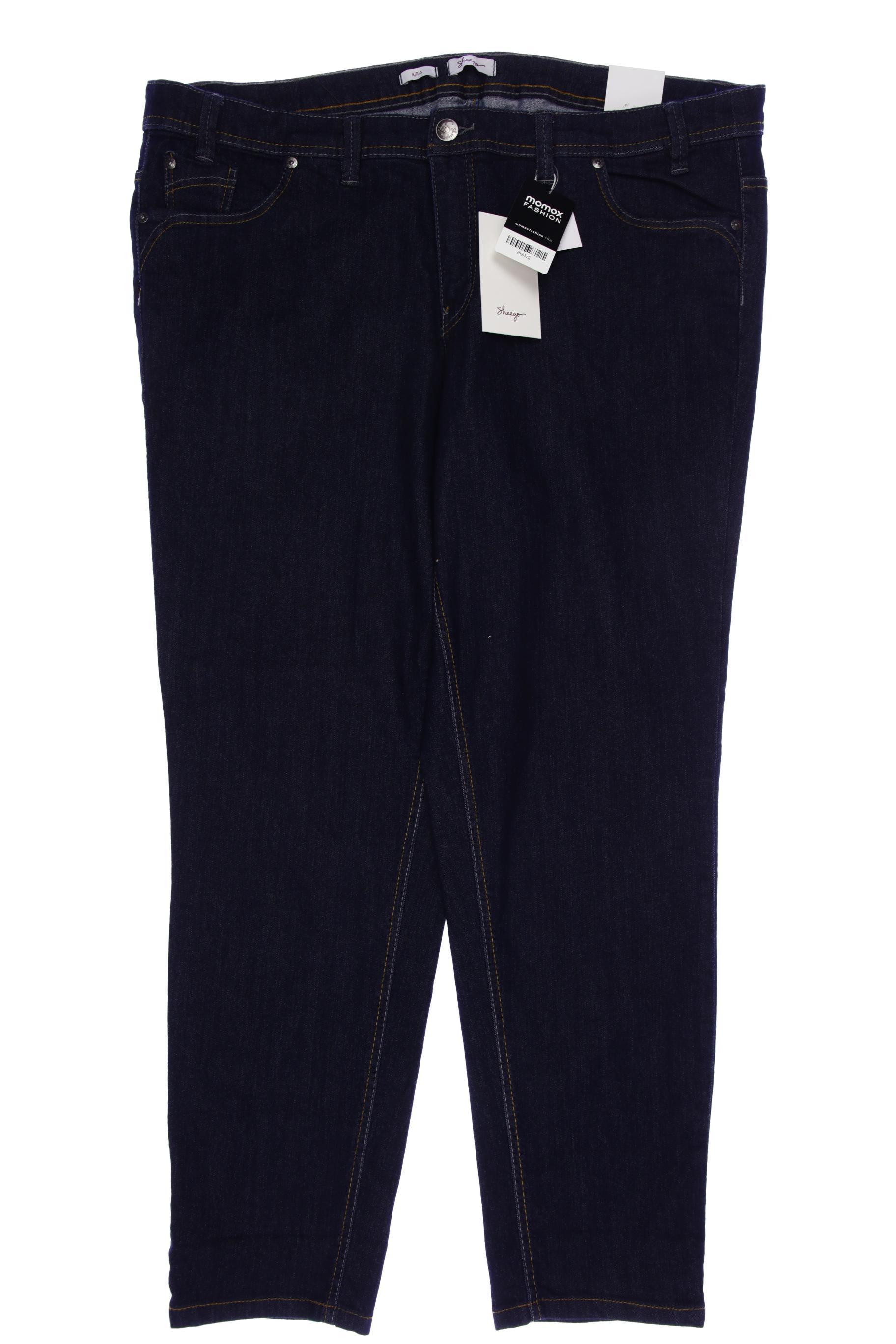 

sheego Damen Jeans, marineblau