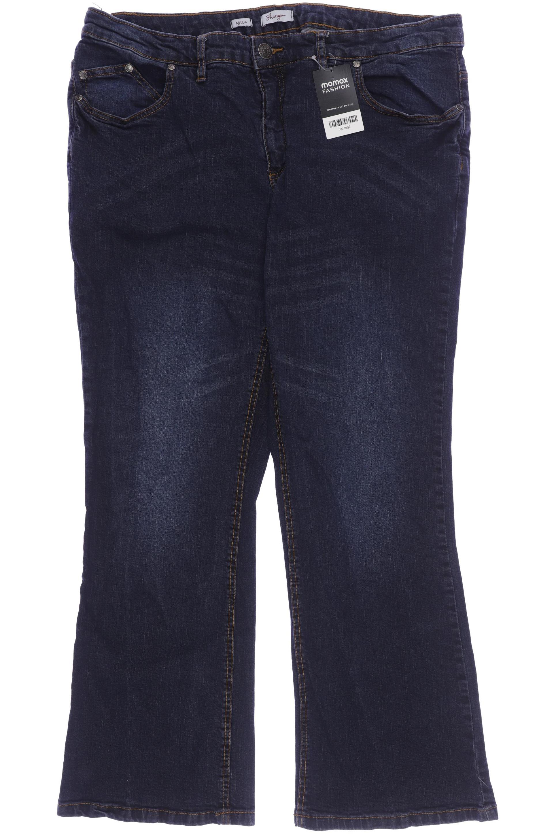 

sheego Damen Jeans, marineblau, Gr. 48