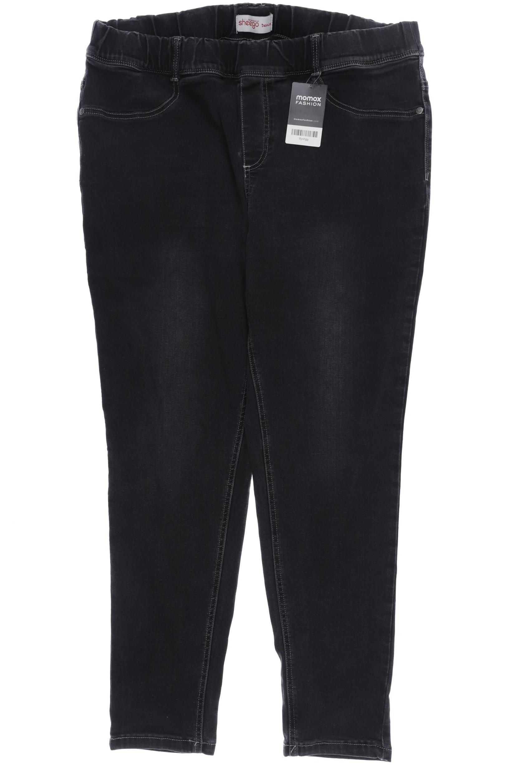 

sheego Damen Jeans, grau, Gr. 48