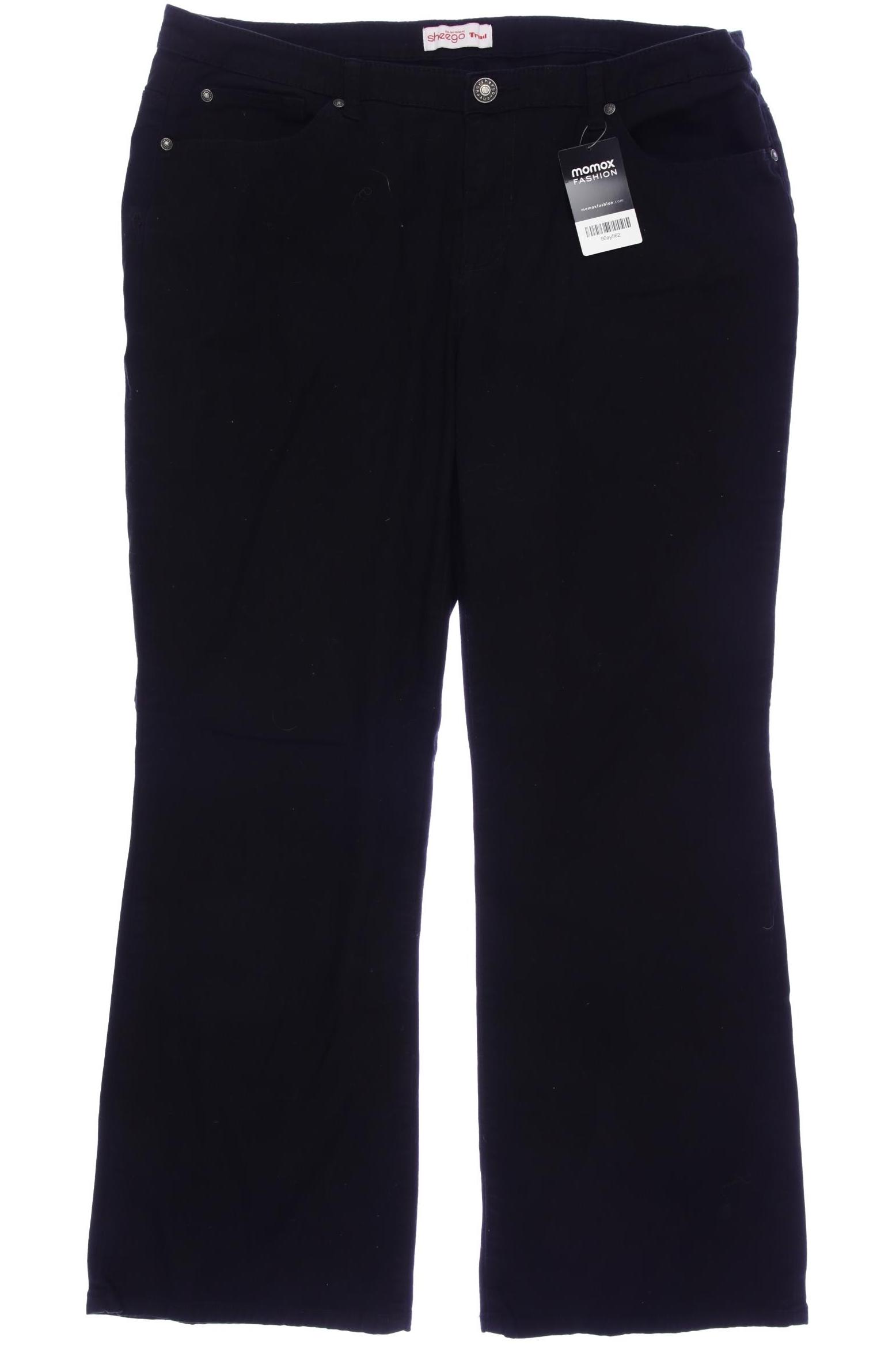 

sheego Damen Jeans, schwarz, Gr. 48