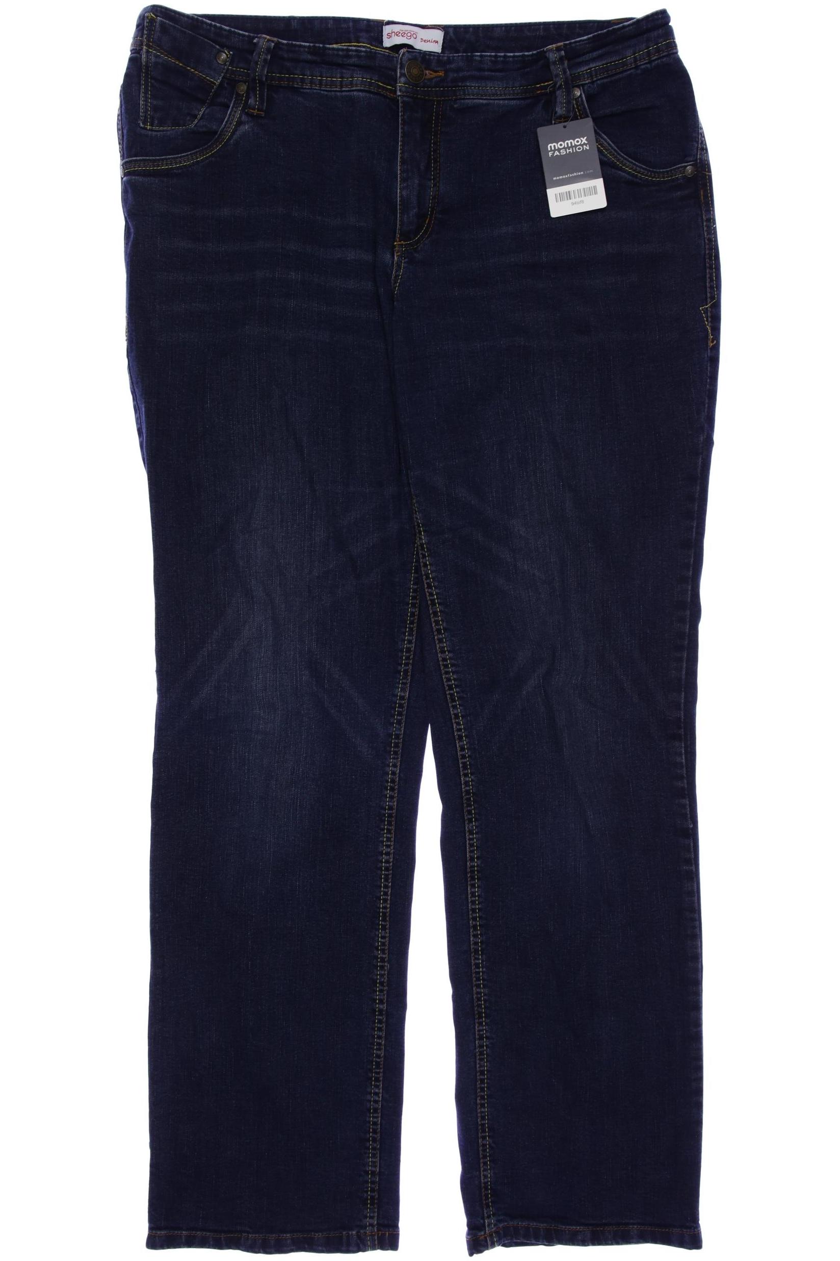 

sheego Damen Jeans, marineblau, Gr. 92