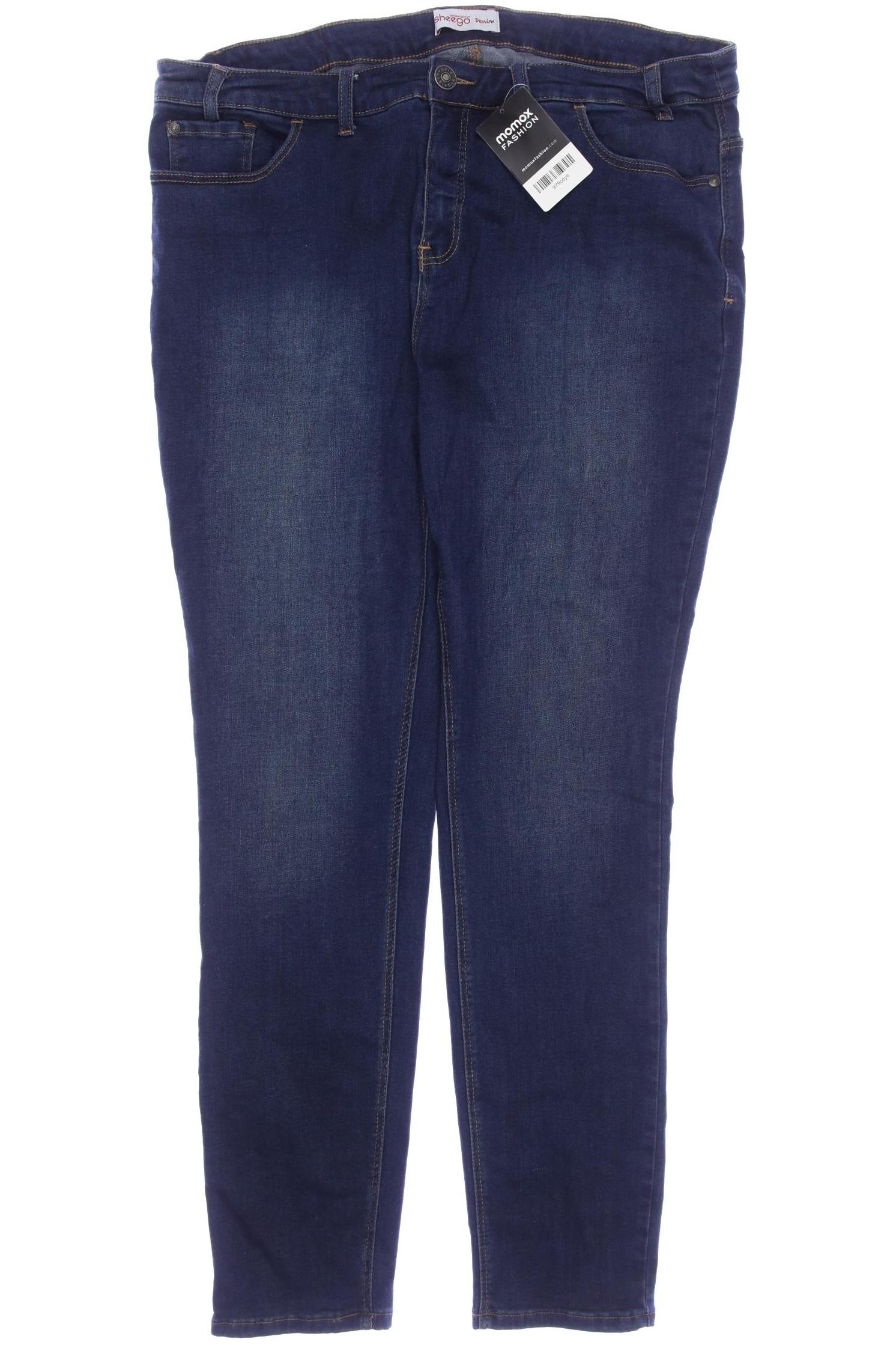 

sheego Damen Jeans, marineblau, Gr. 50