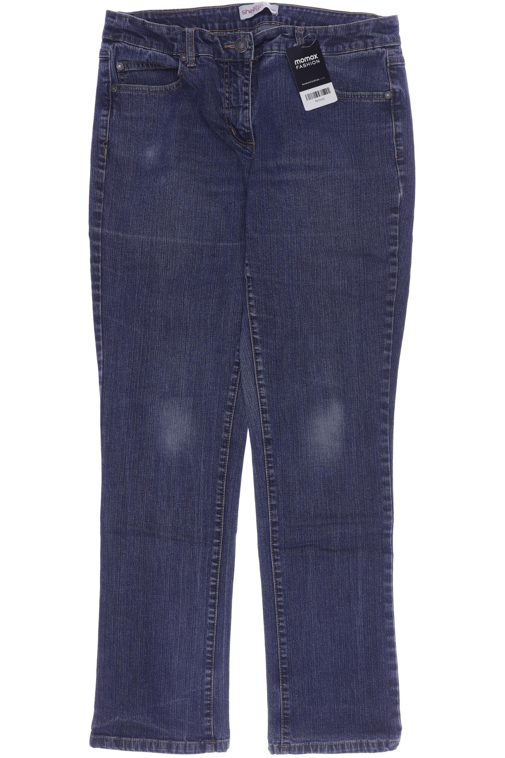 

sheego Damen Jeans, blau