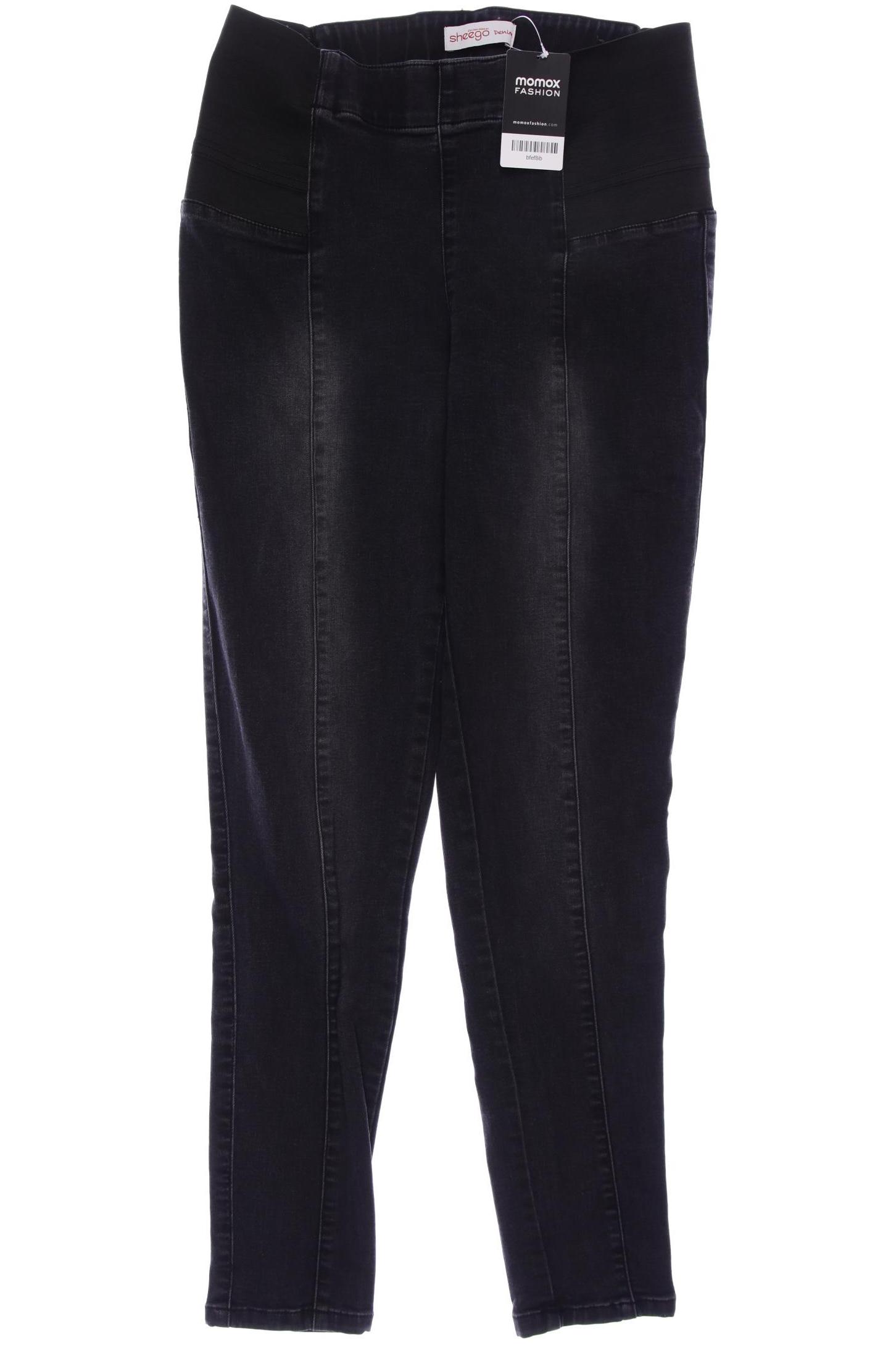 

sheego Damen Jeans, grau
