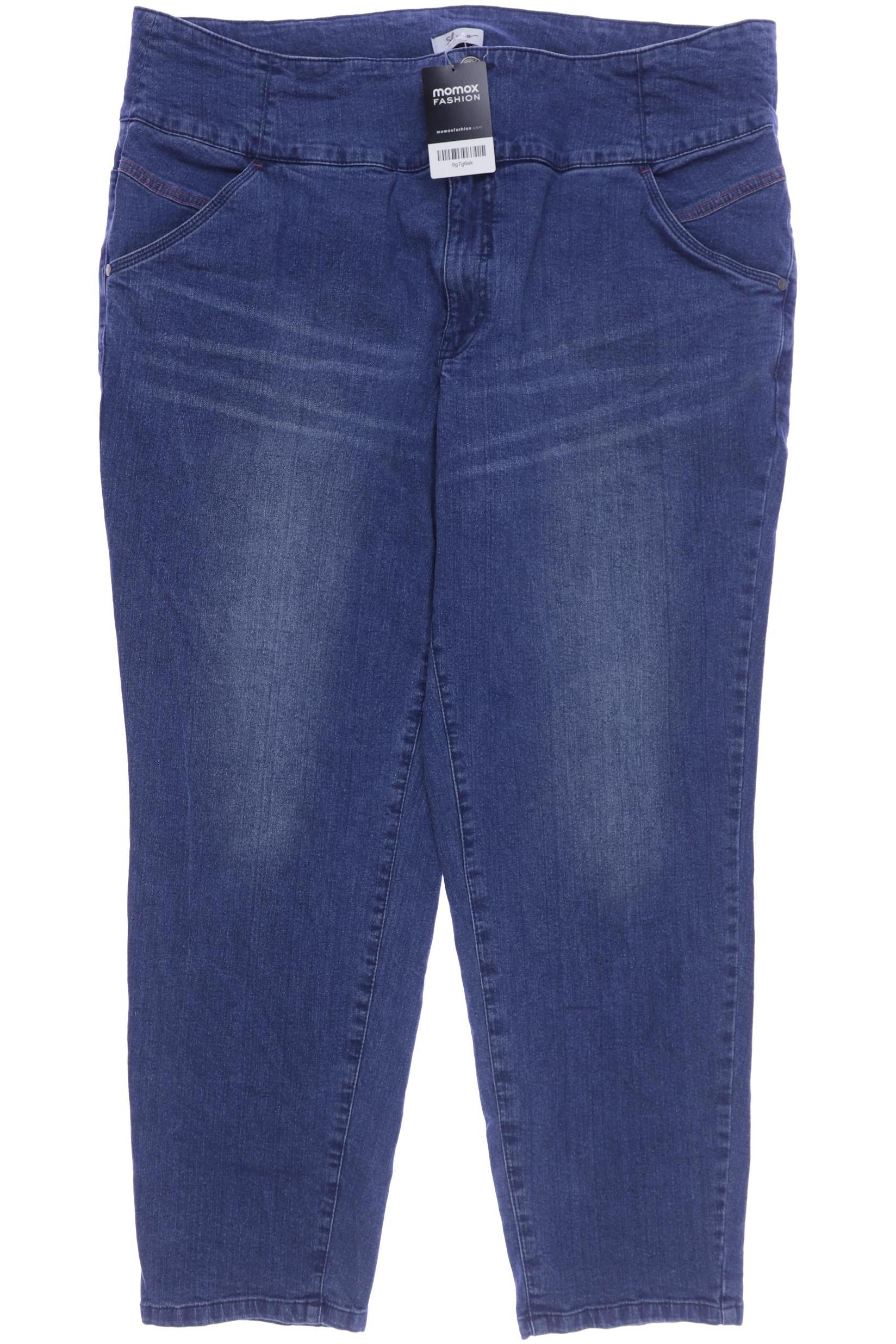 

sheego Damen Jeans, blau, Gr. 50