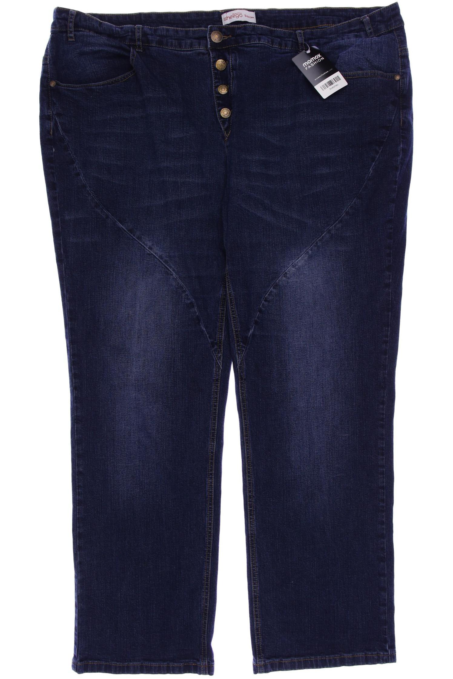 

sheego Damen Jeans, marineblau, Gr. 44