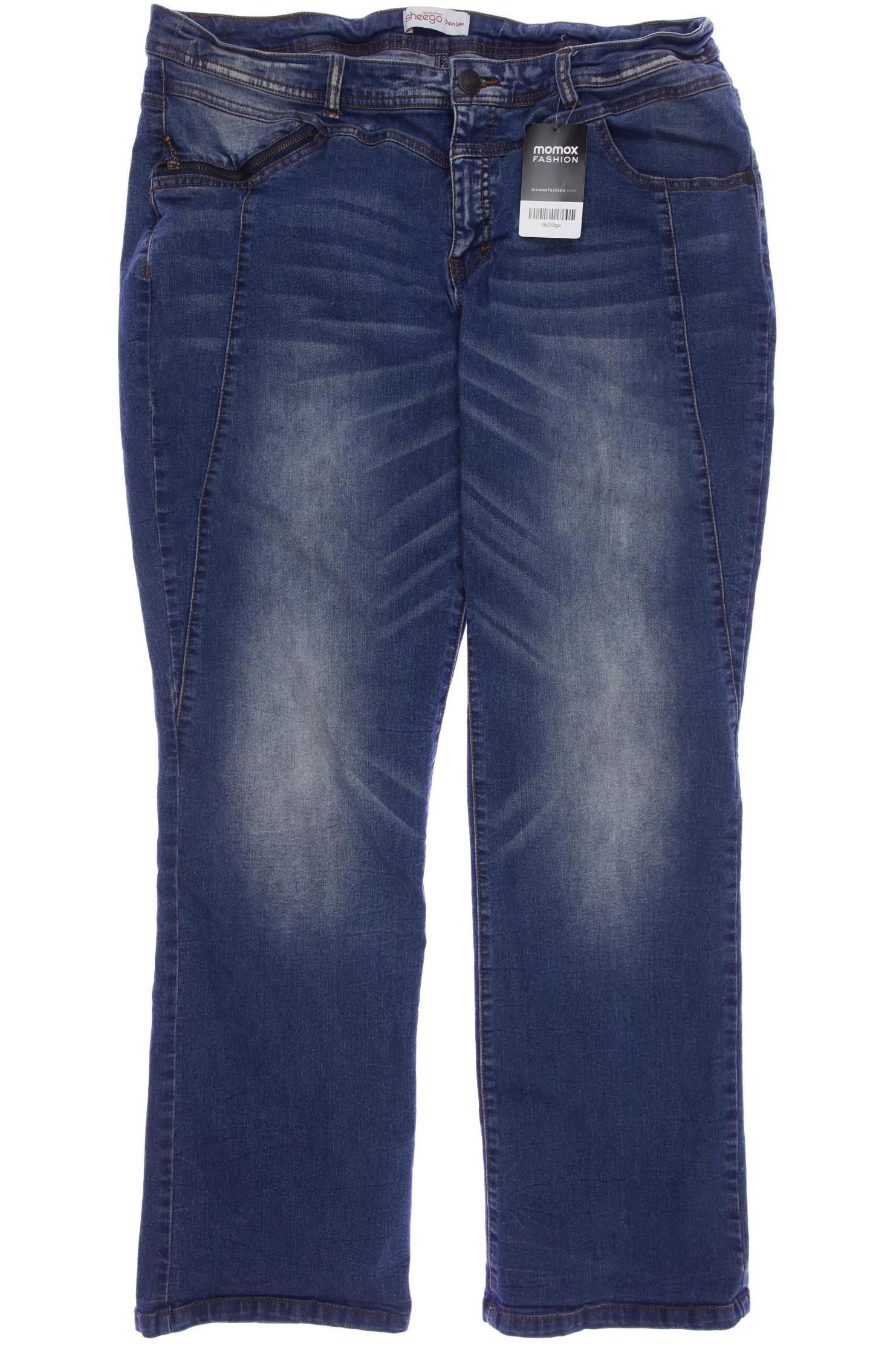 

sheego Damen Jeans, blau, Gr. 35