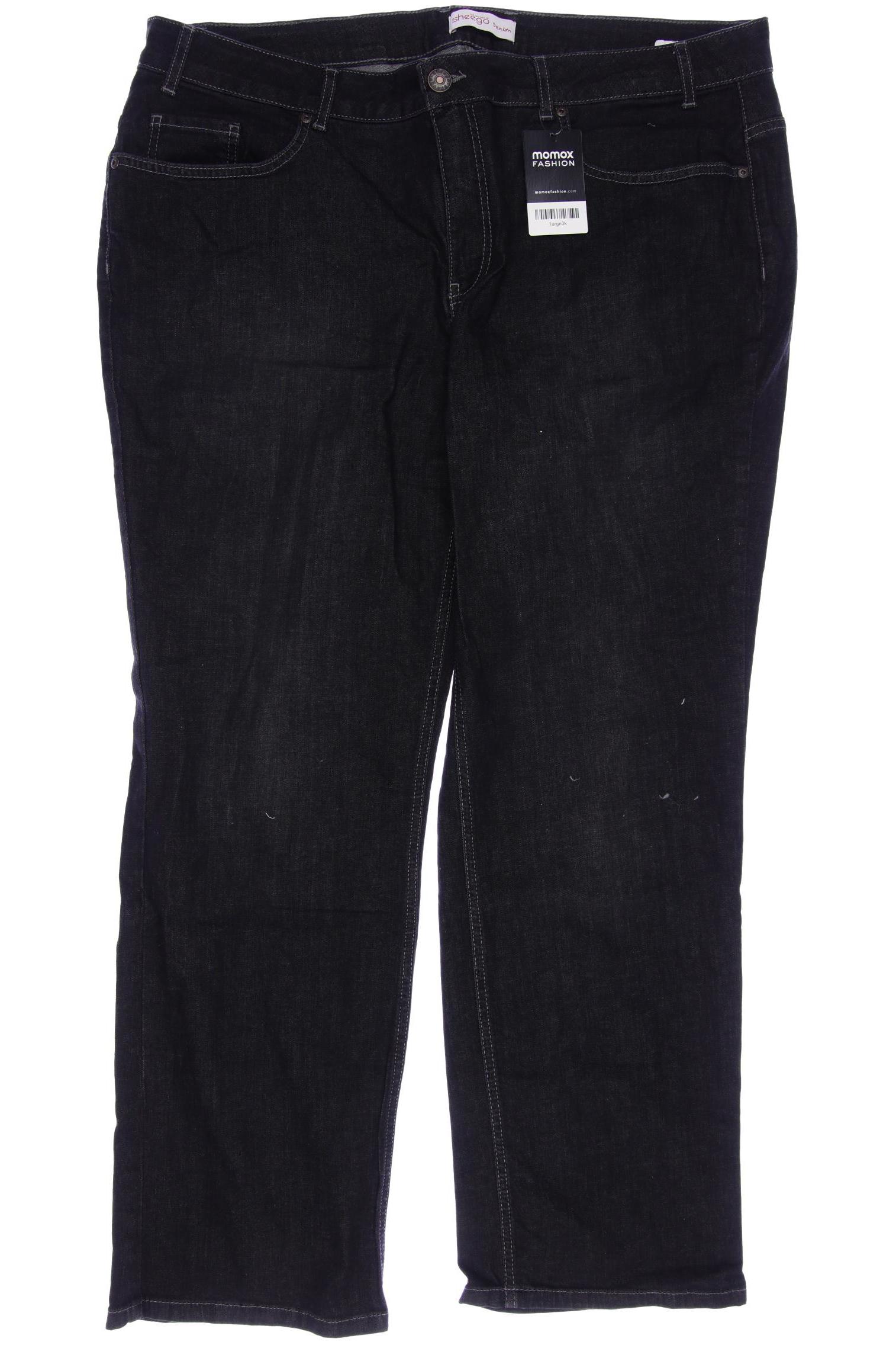 

sheego Damen Jeans, grau