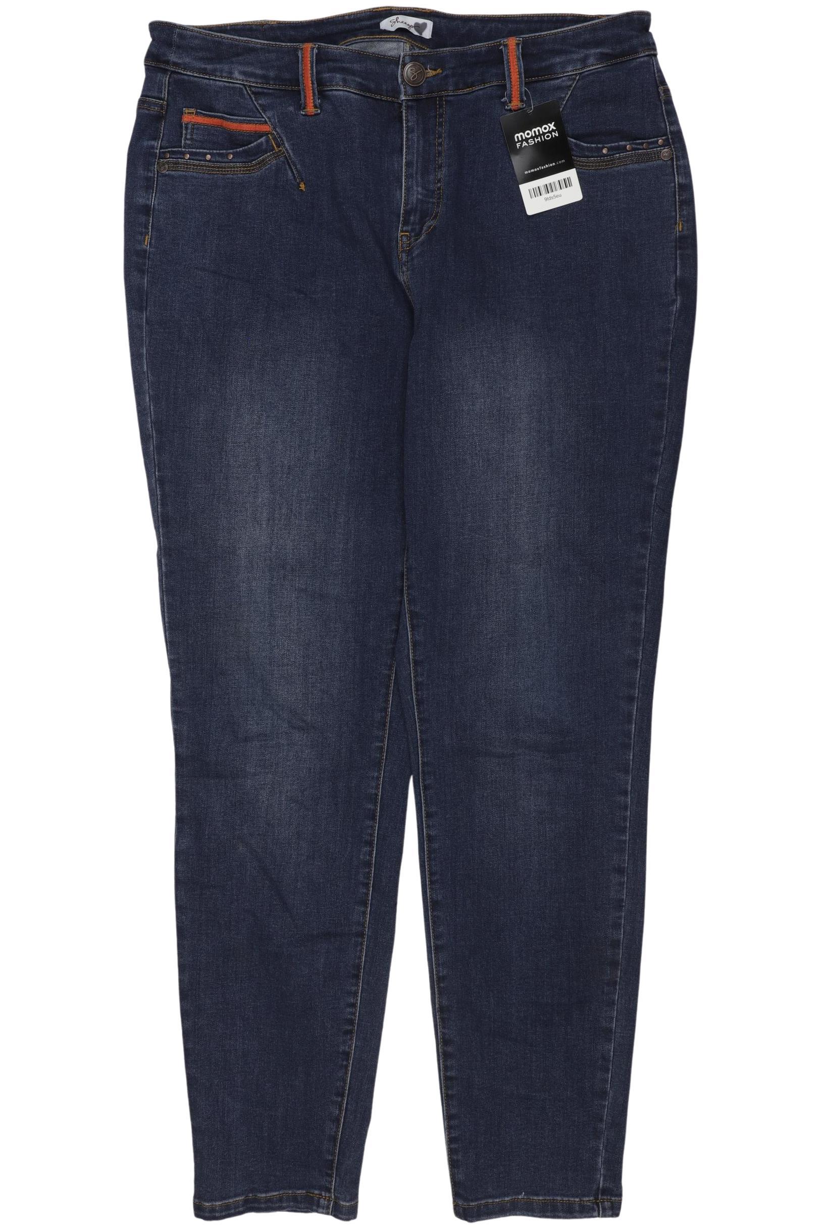 

sheego Damen Jeans, marineblau, Gr. 37