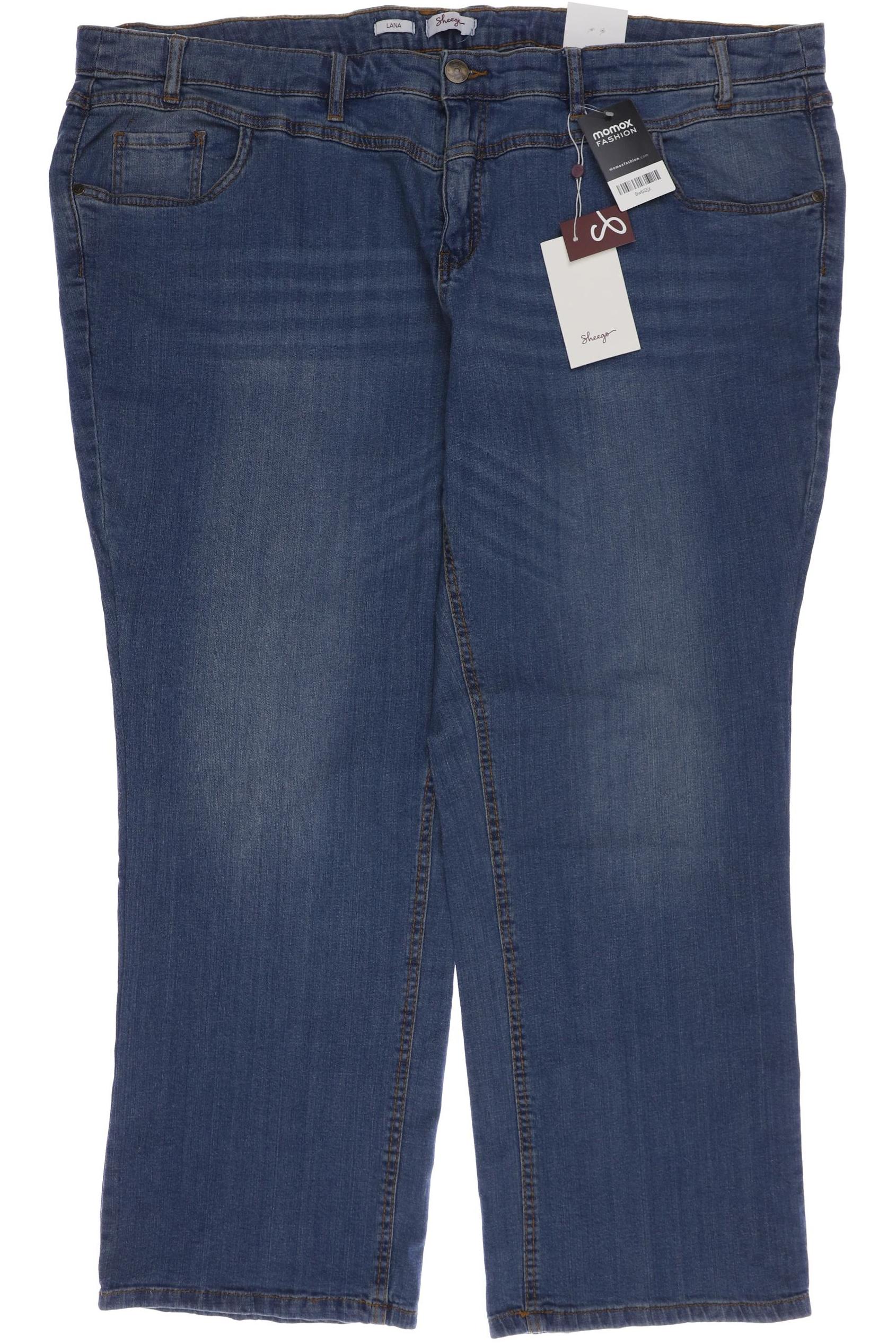 

sheego Damen Jeans, blau, Gr. 56