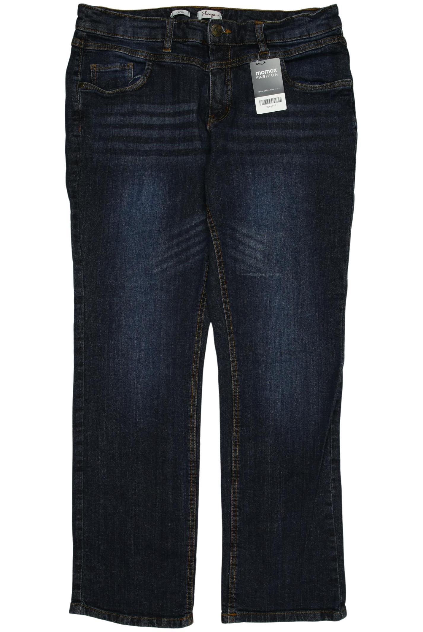 

sheego Damen Jeans, marineblau, Gr. 44