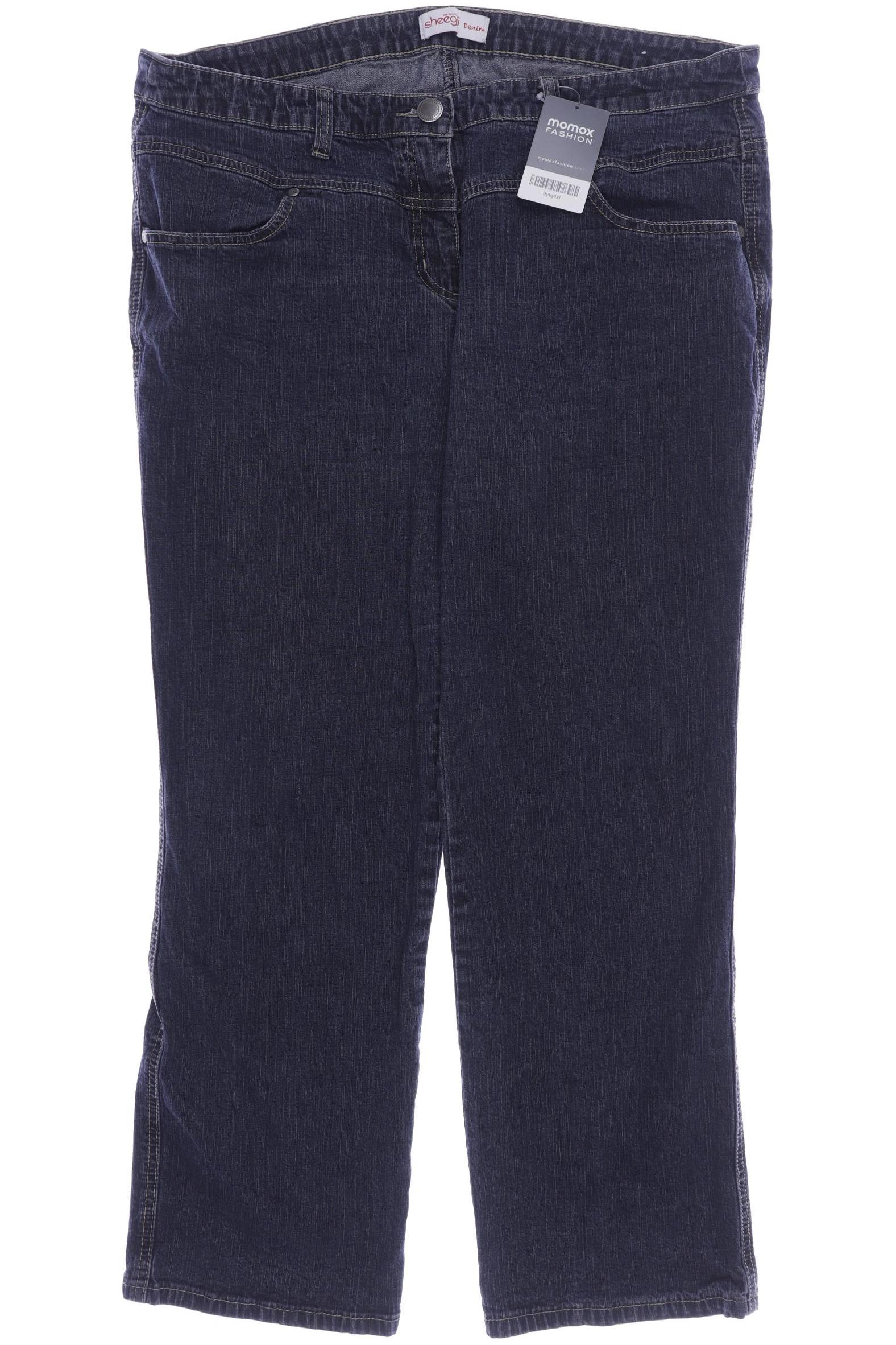 

sheego Damen Jeans, marineblau, Gr. 24