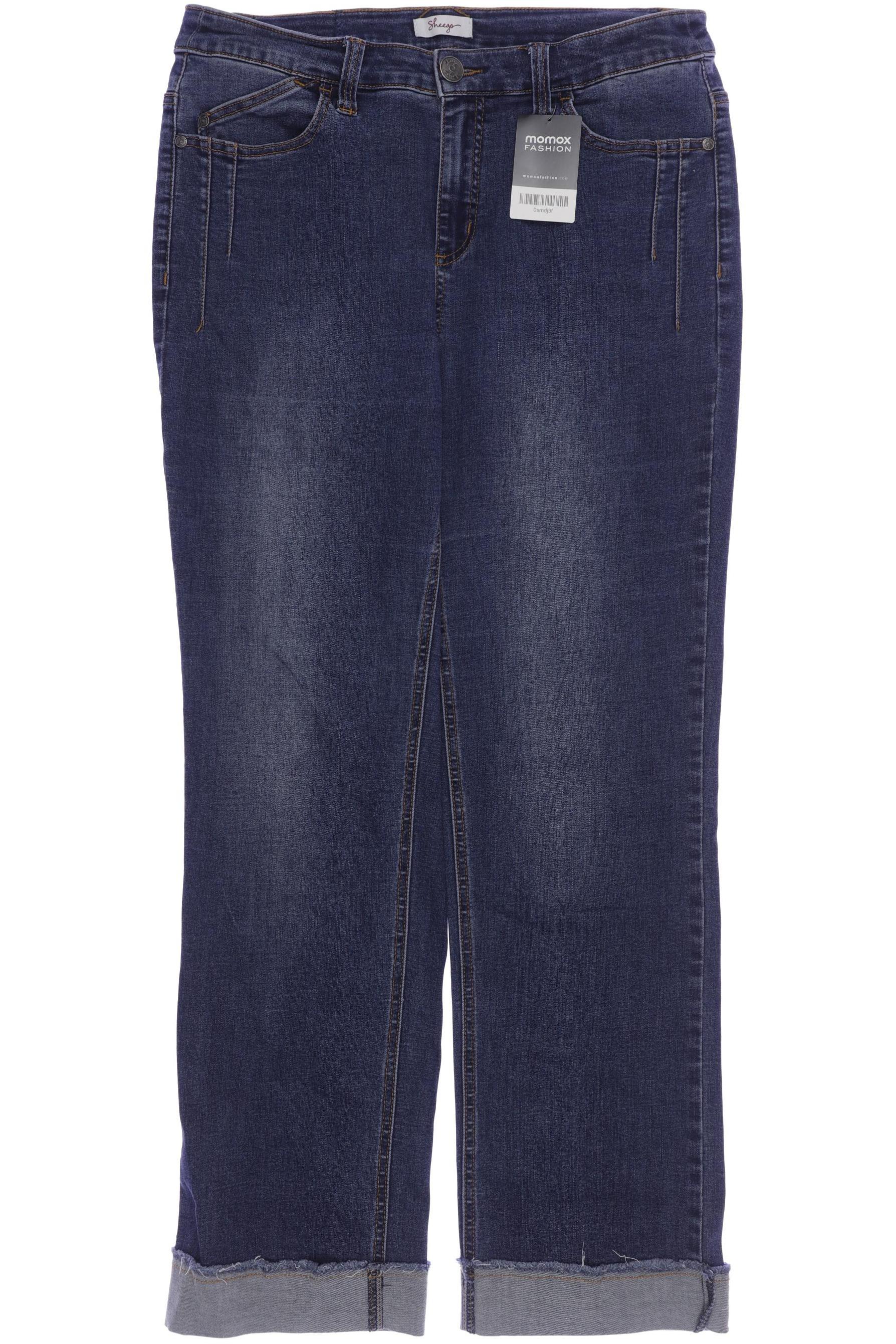 

sheego Damen Jeans, marineblau, Gr. 44